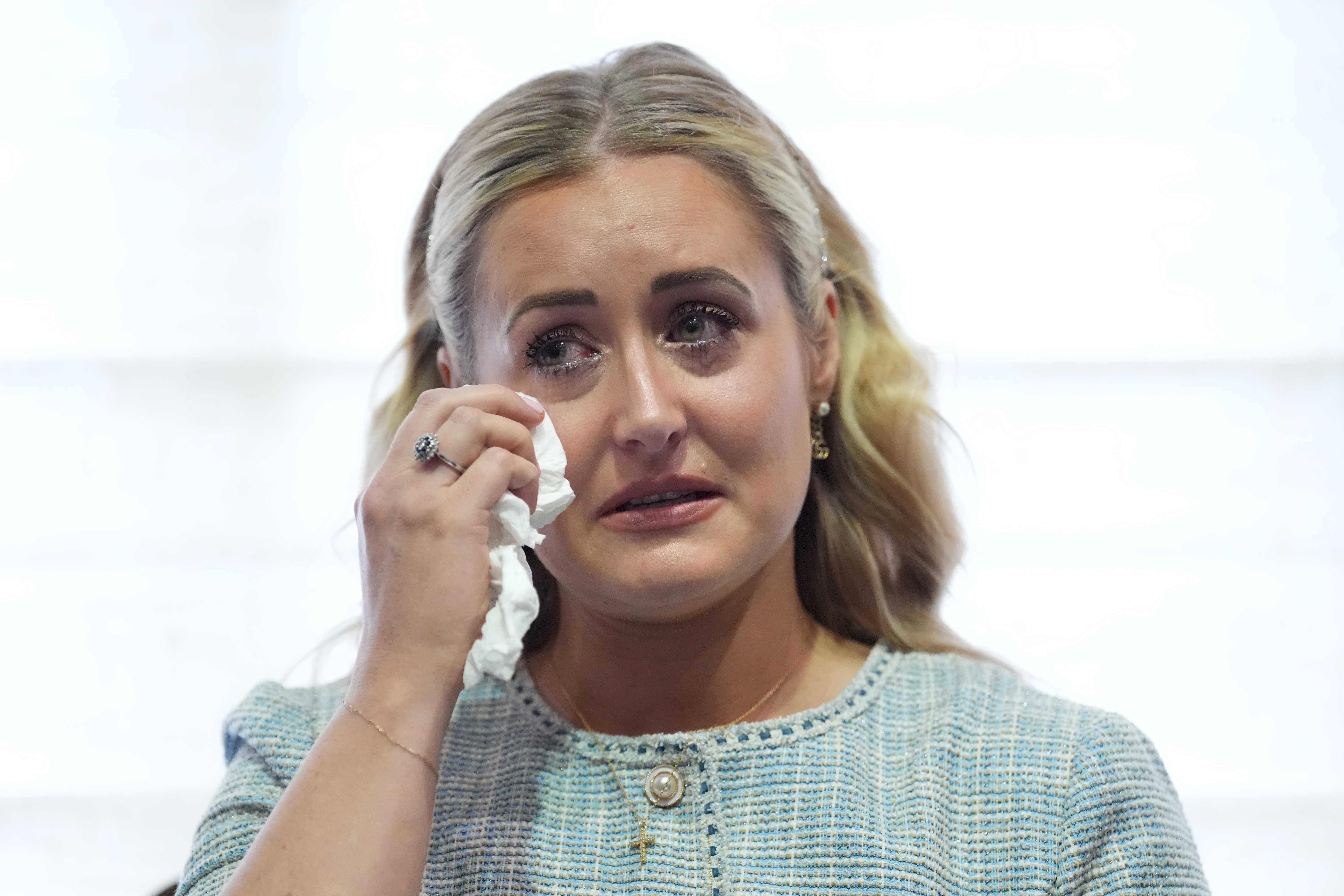 Giving an emotional statement, Katie Amess said there are “no words to describe the unbelievable pain of losing a father in such a brutal and a senseless way”