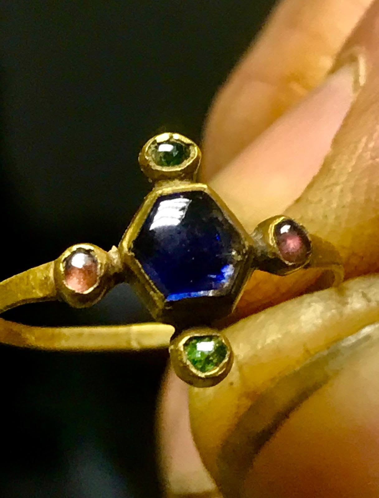 The jewelled medieval bishop’s ring