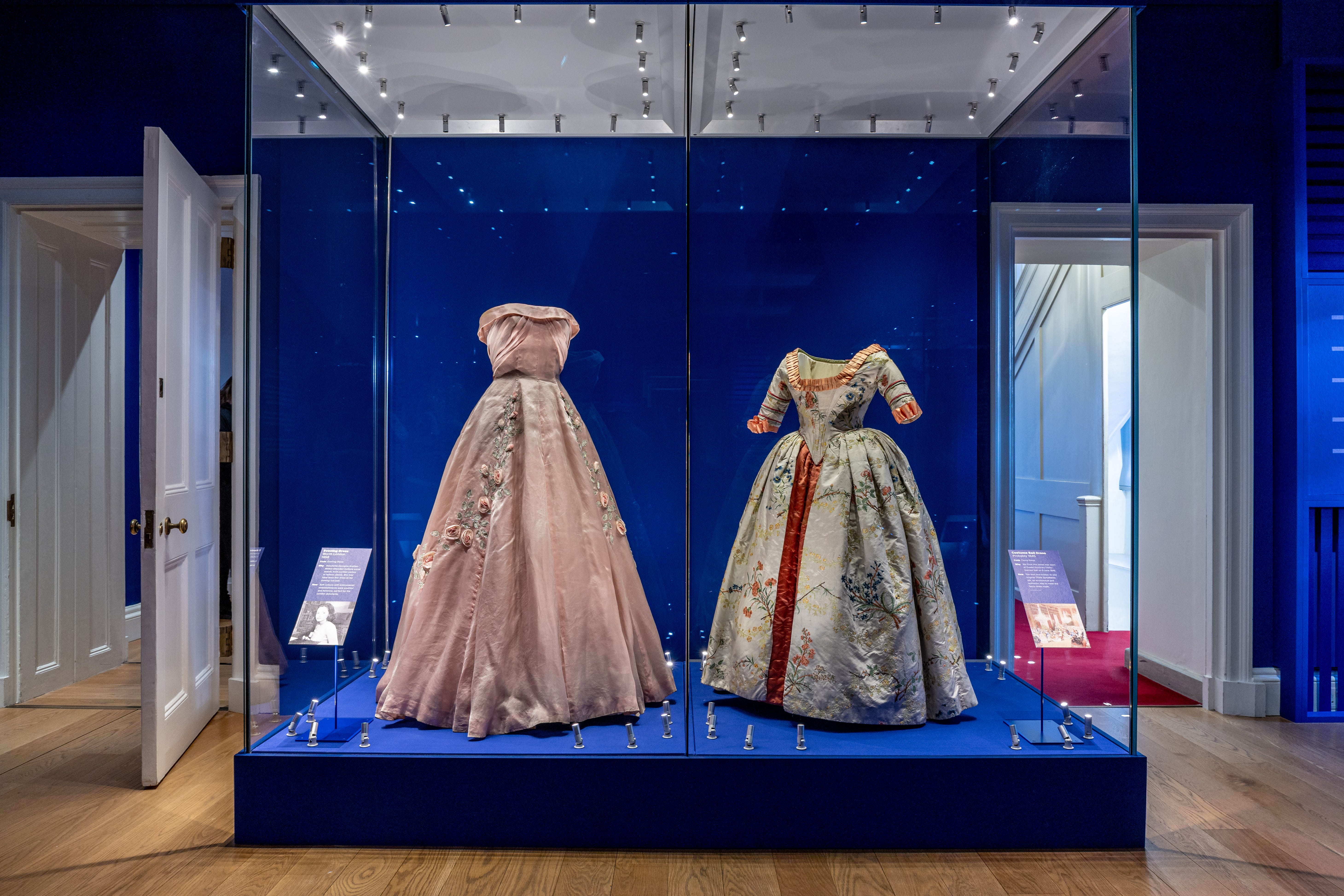 More than three years in the making. the Dress Codes exhibition brings together 34 pieces from the royal ceremonial dress collection from 1870 to the present (Historic Royal Palaces/PA)