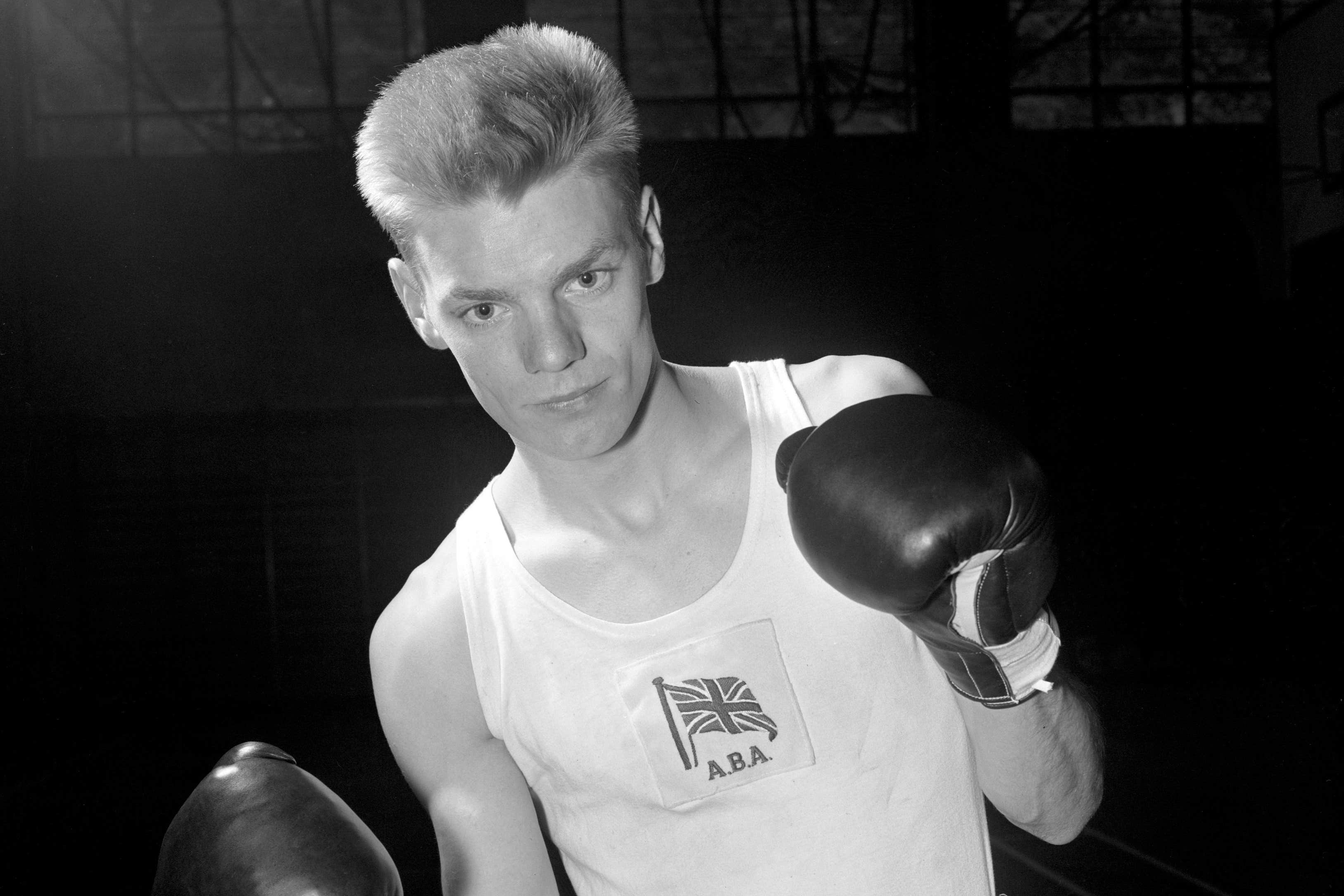 Dick McTaggart won lightweight gold at the 1956 Olympics