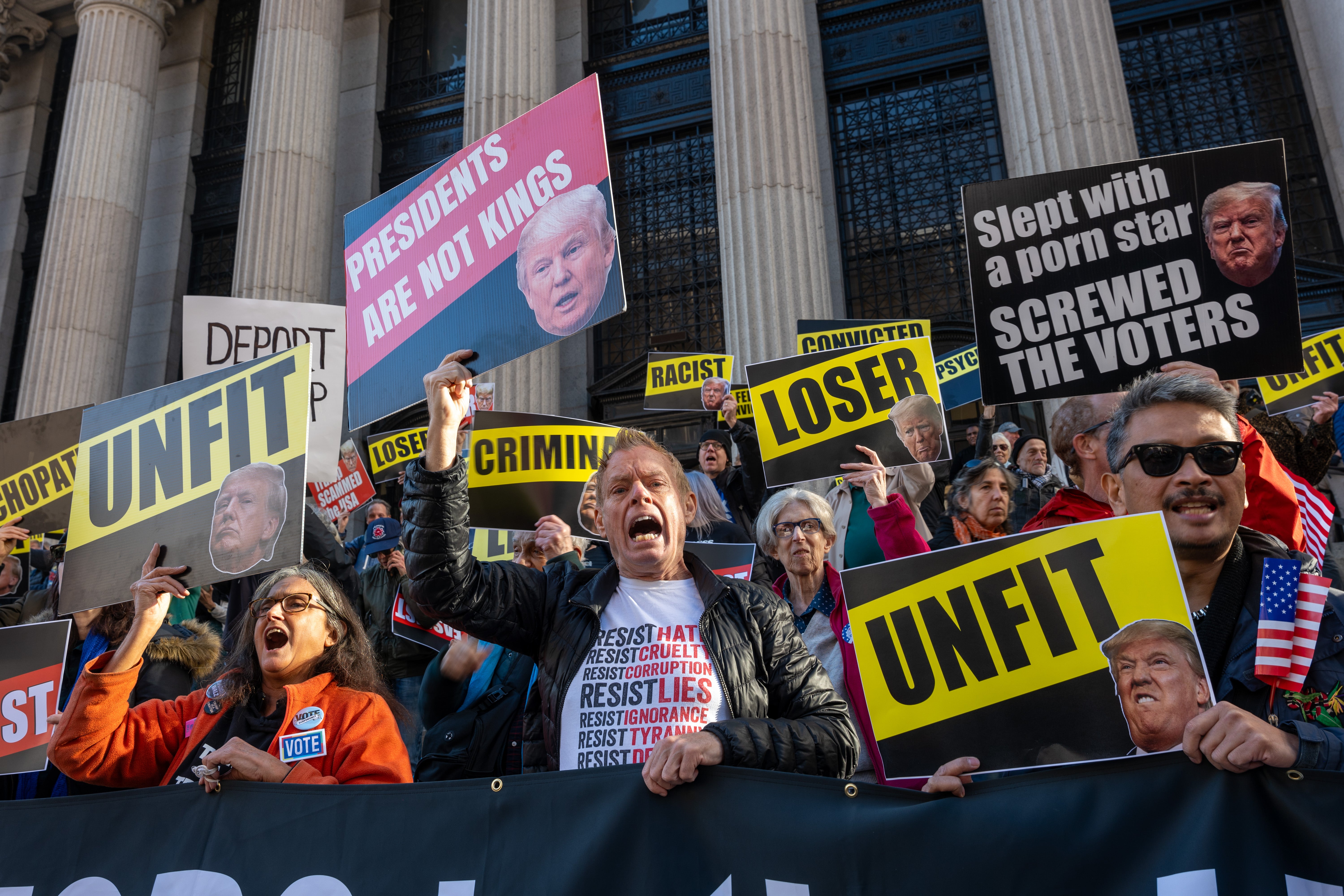 A nonprofit organization downgraded the U.S.’s status regarding civic freedoms more than two months after President Donald Trump took office