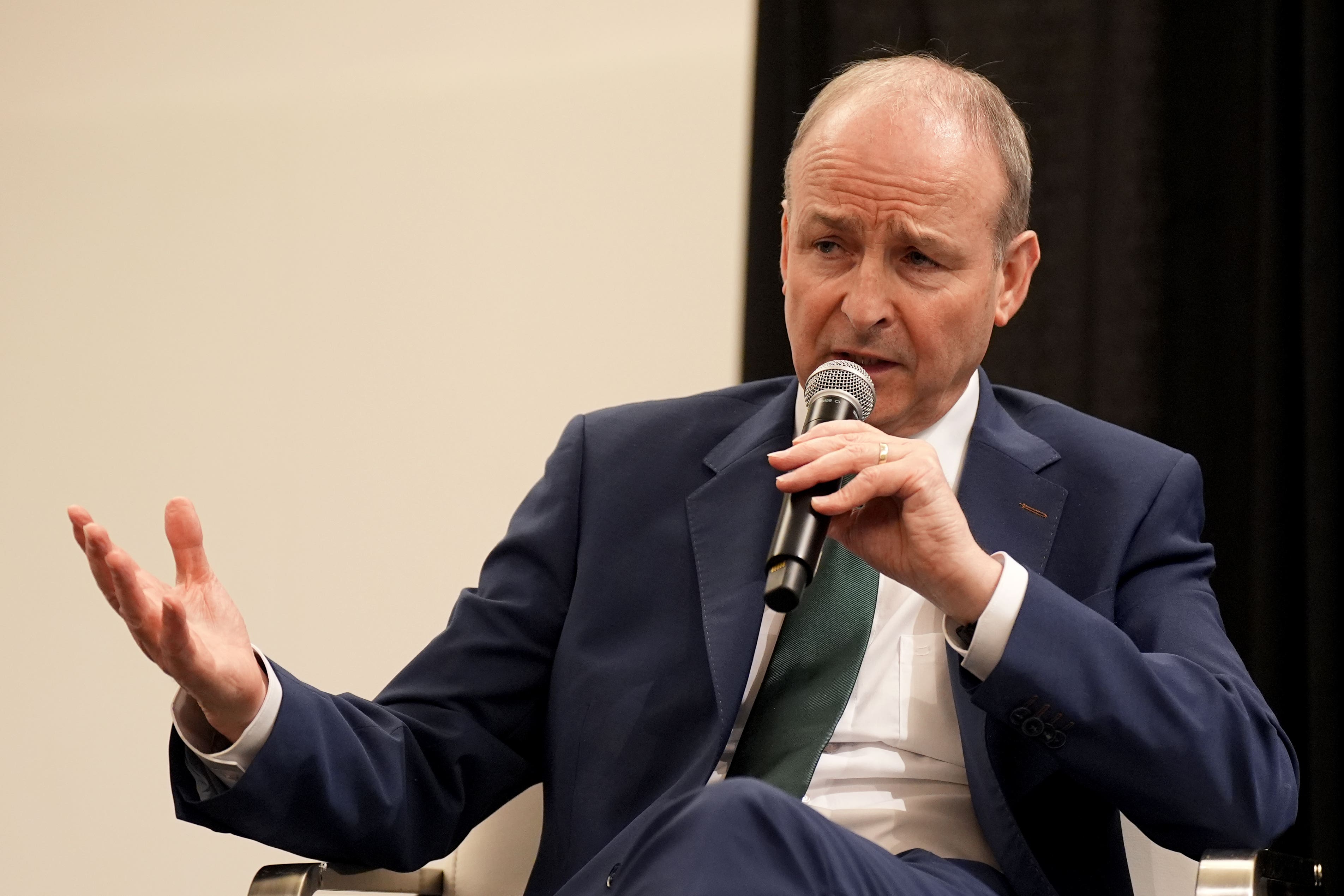 Taoiseach Micheal Martin attending the SXSW Festival in Austin, Texas (Niall Carson/PA)
