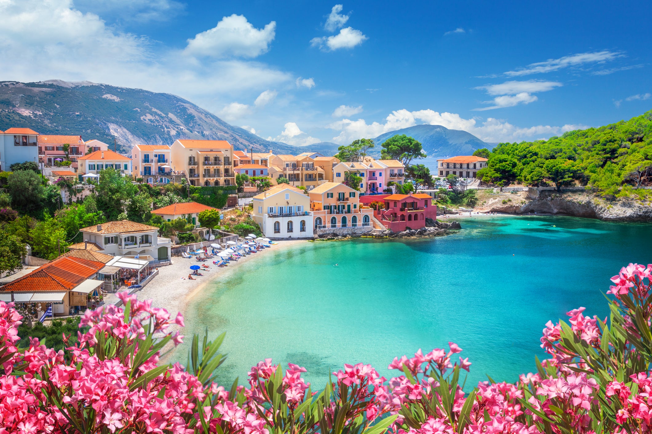 The beautiful island of Kefalonia in Greece was the setting for ‘Captain Corelli's Mandolin’
