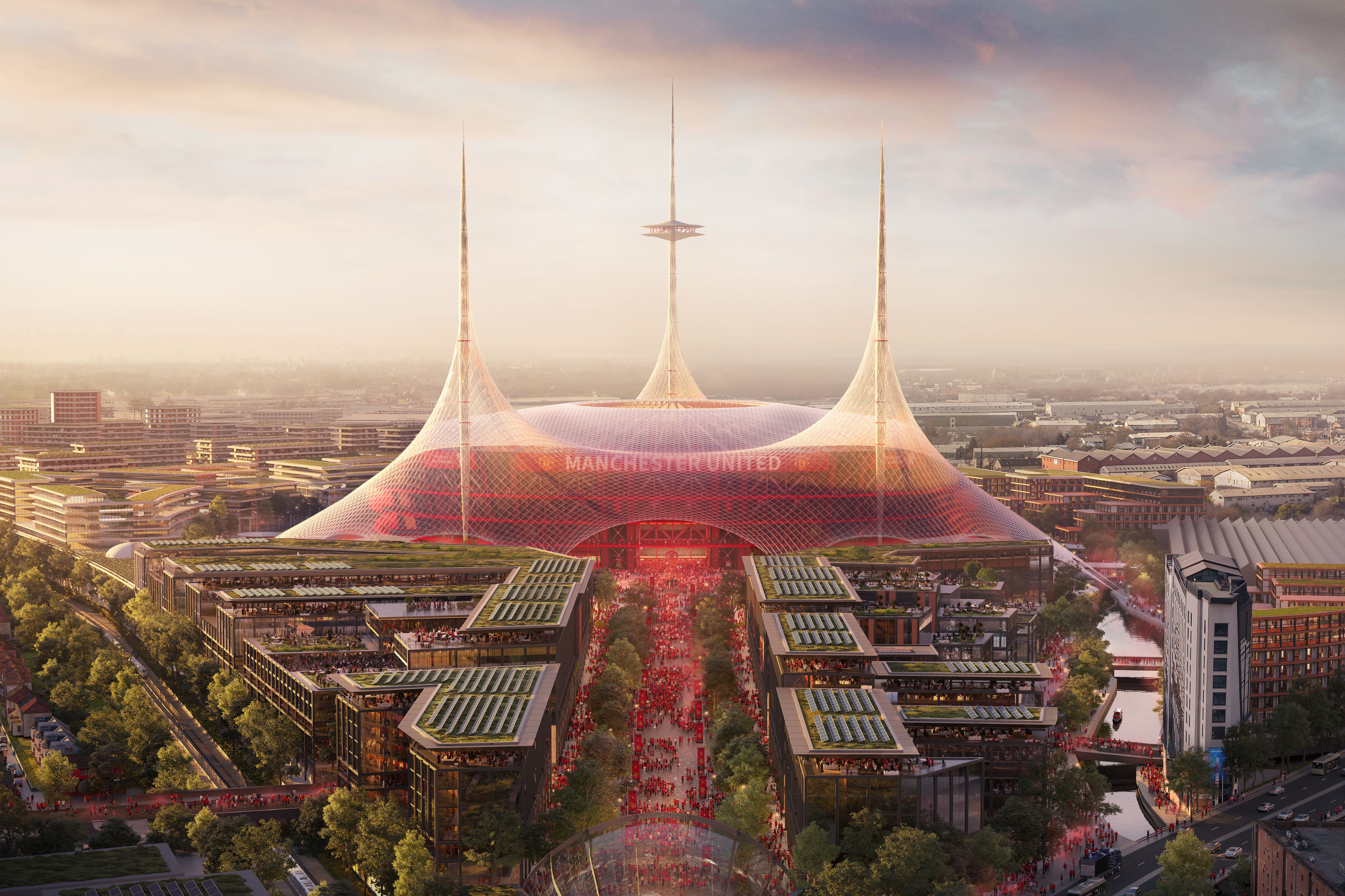 Manchester United’s design for a new stadium has been likened to a ‘circus tent’