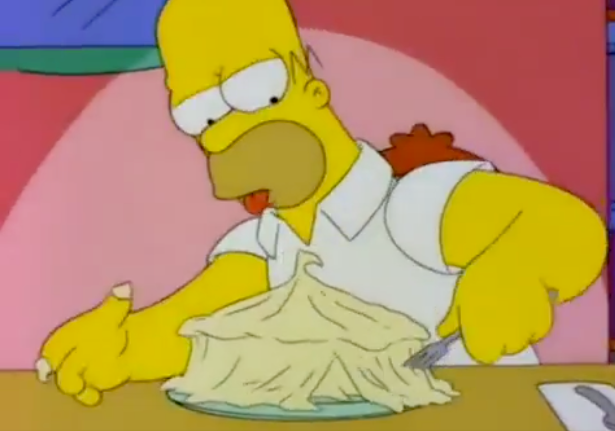 A still from The Simpsons episode 'Homie the Clown'