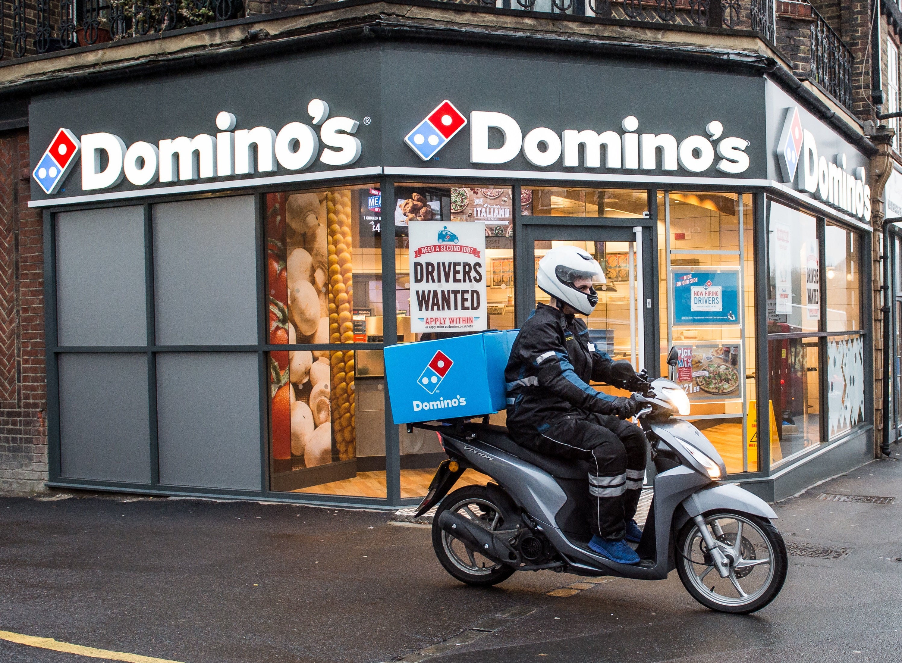 Domino’s wants fewer of its pizzas to be delivered and more picked up by the customer in future
