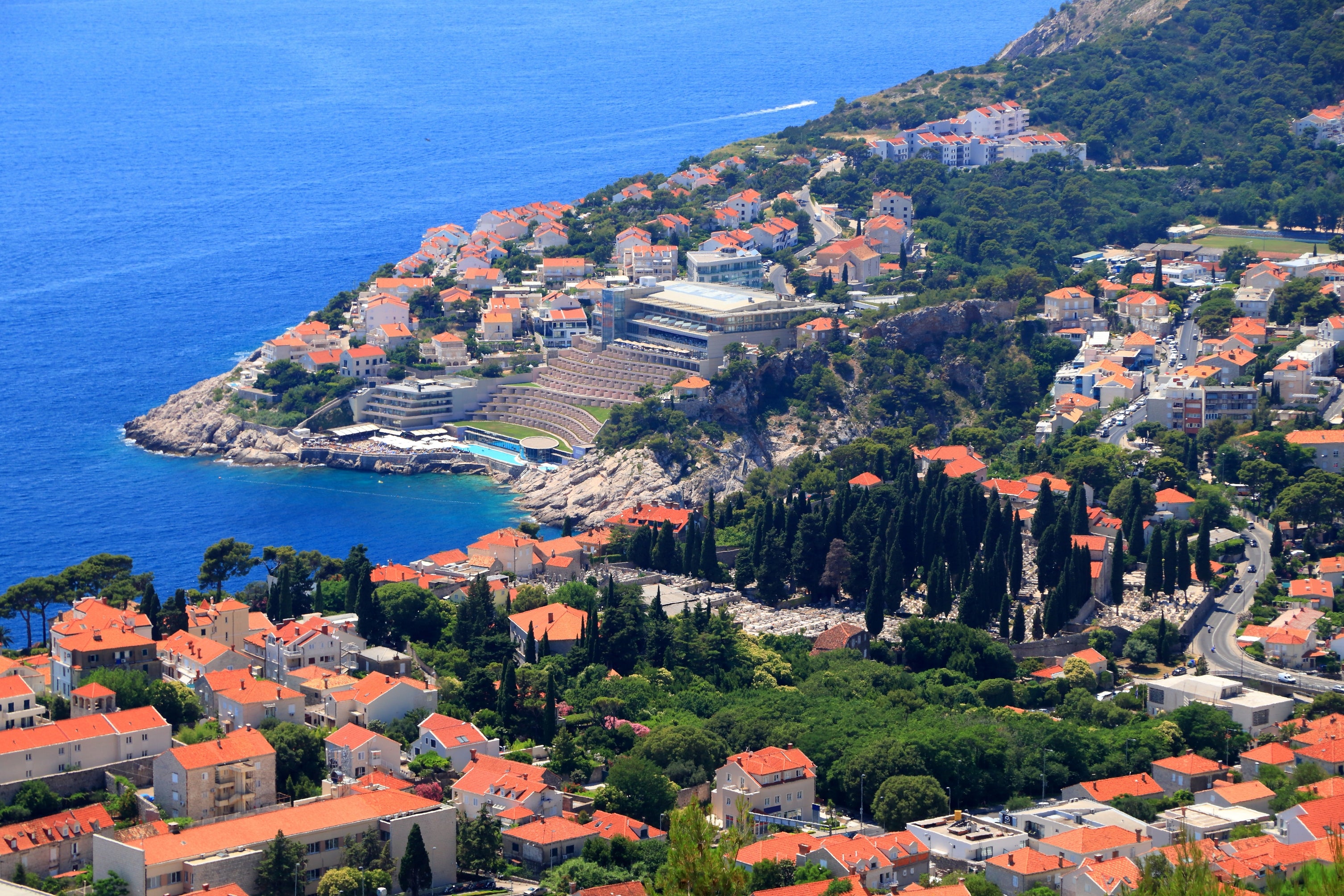 Royal Hotel Blue is found in the Lapad district in Dubrovnik