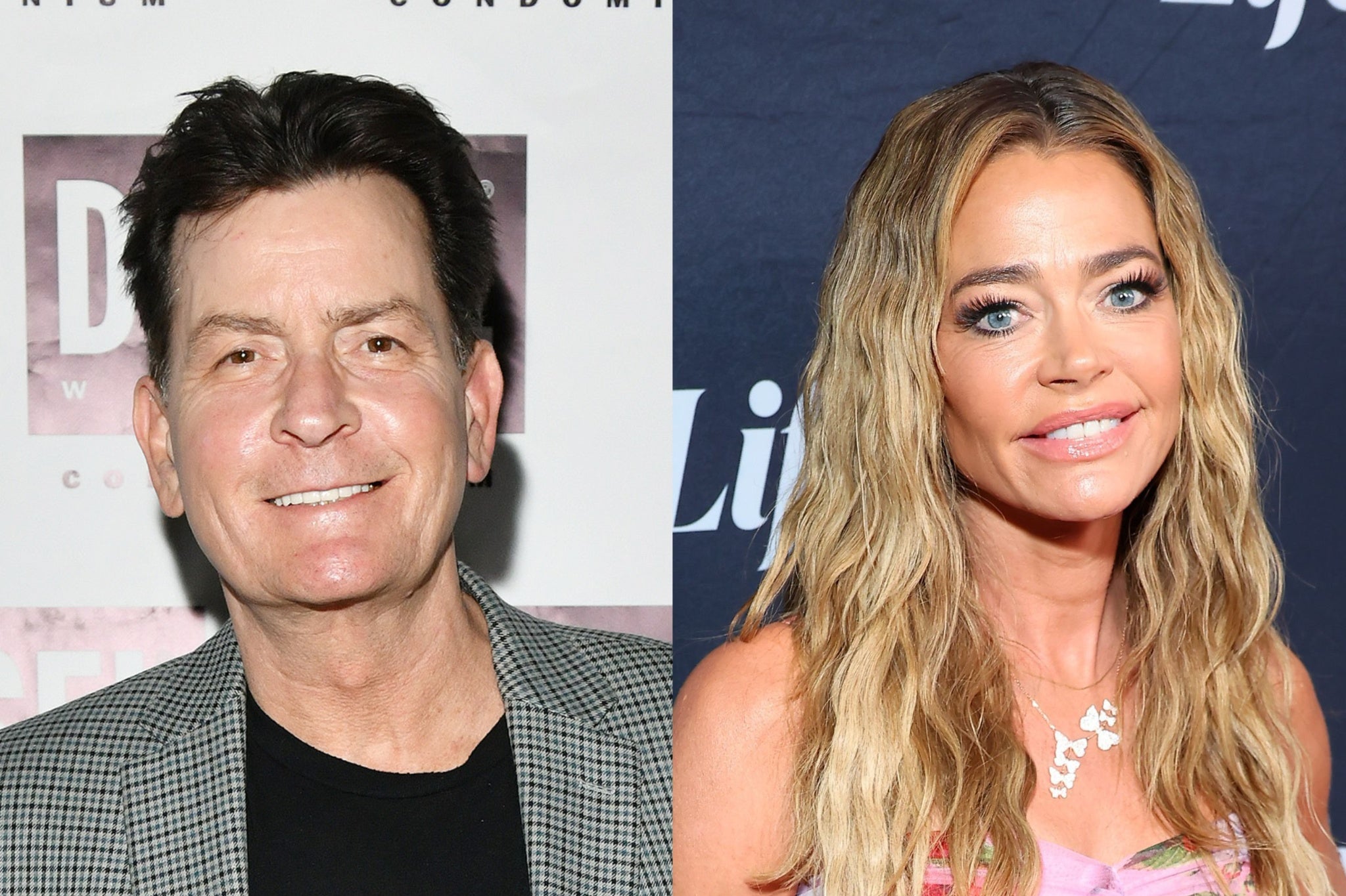 Denise Richards says ex Charlie Sheen supports her new show with their daughters, despite a messy custody battle in the past