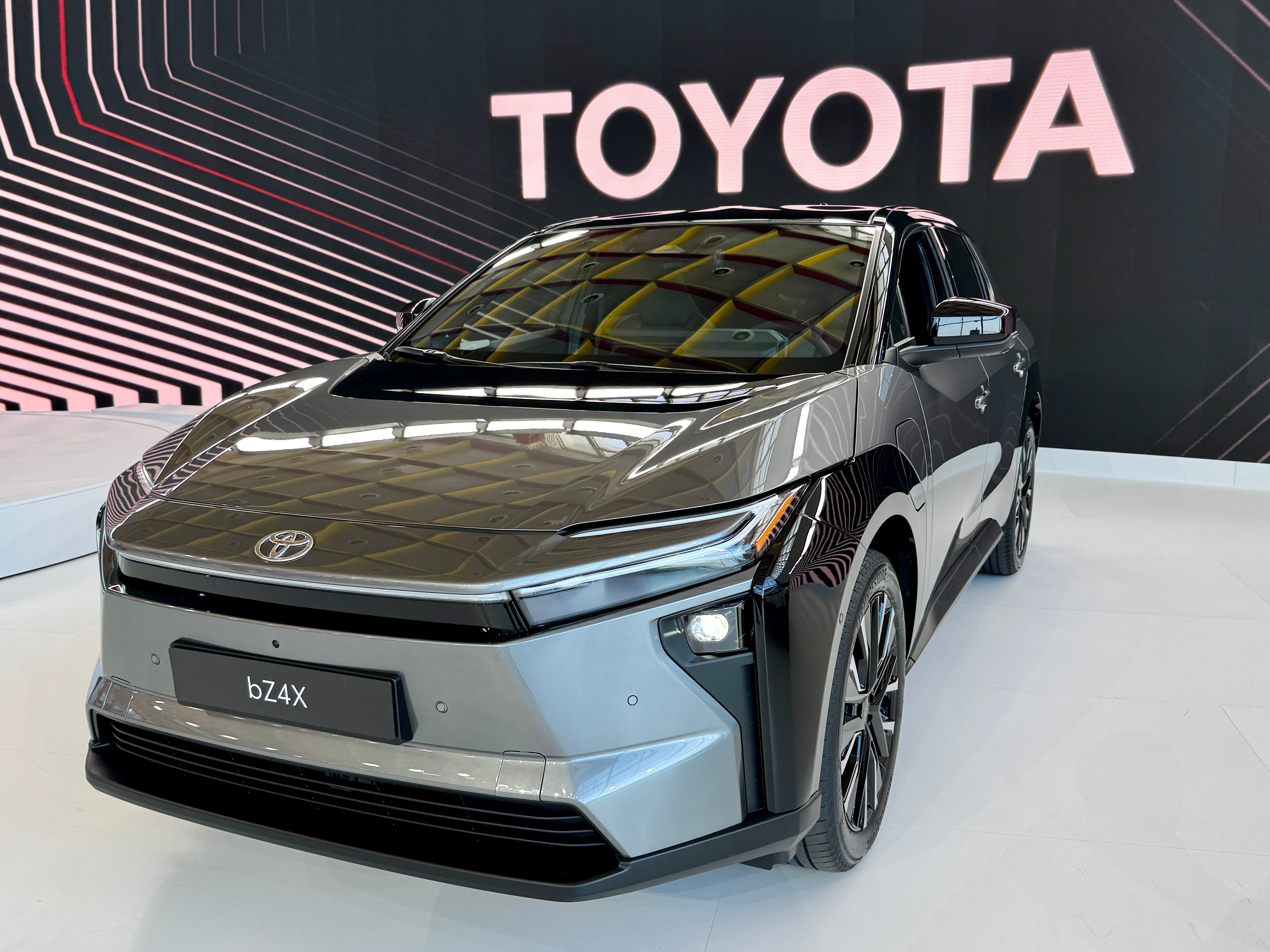 The revised Toyota bZ4x gets a sleeker look and interior upgrades