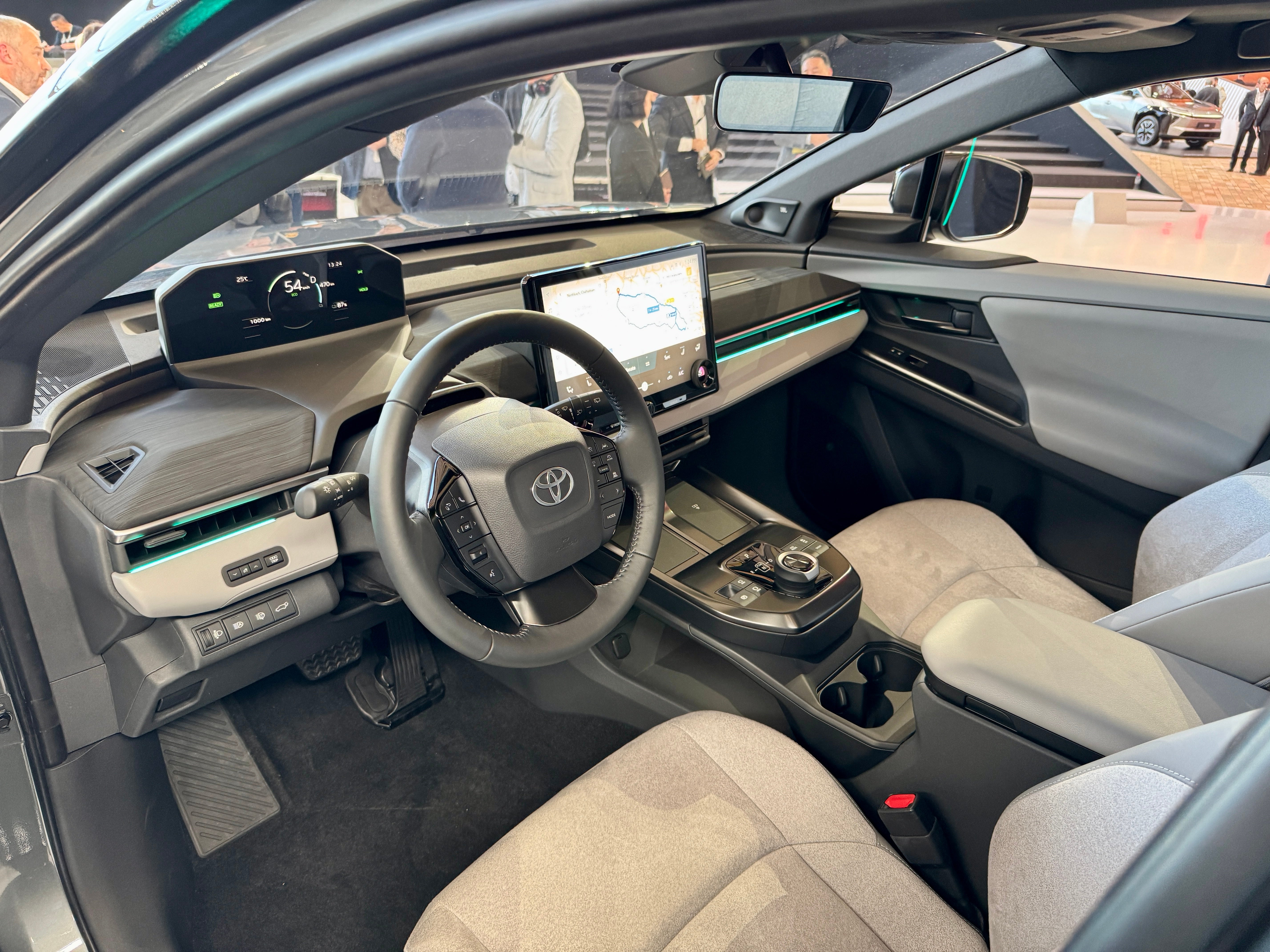 Toyota’s new C-HR+ has almost as much space inside its posh cabin as the bigger bZ4x model