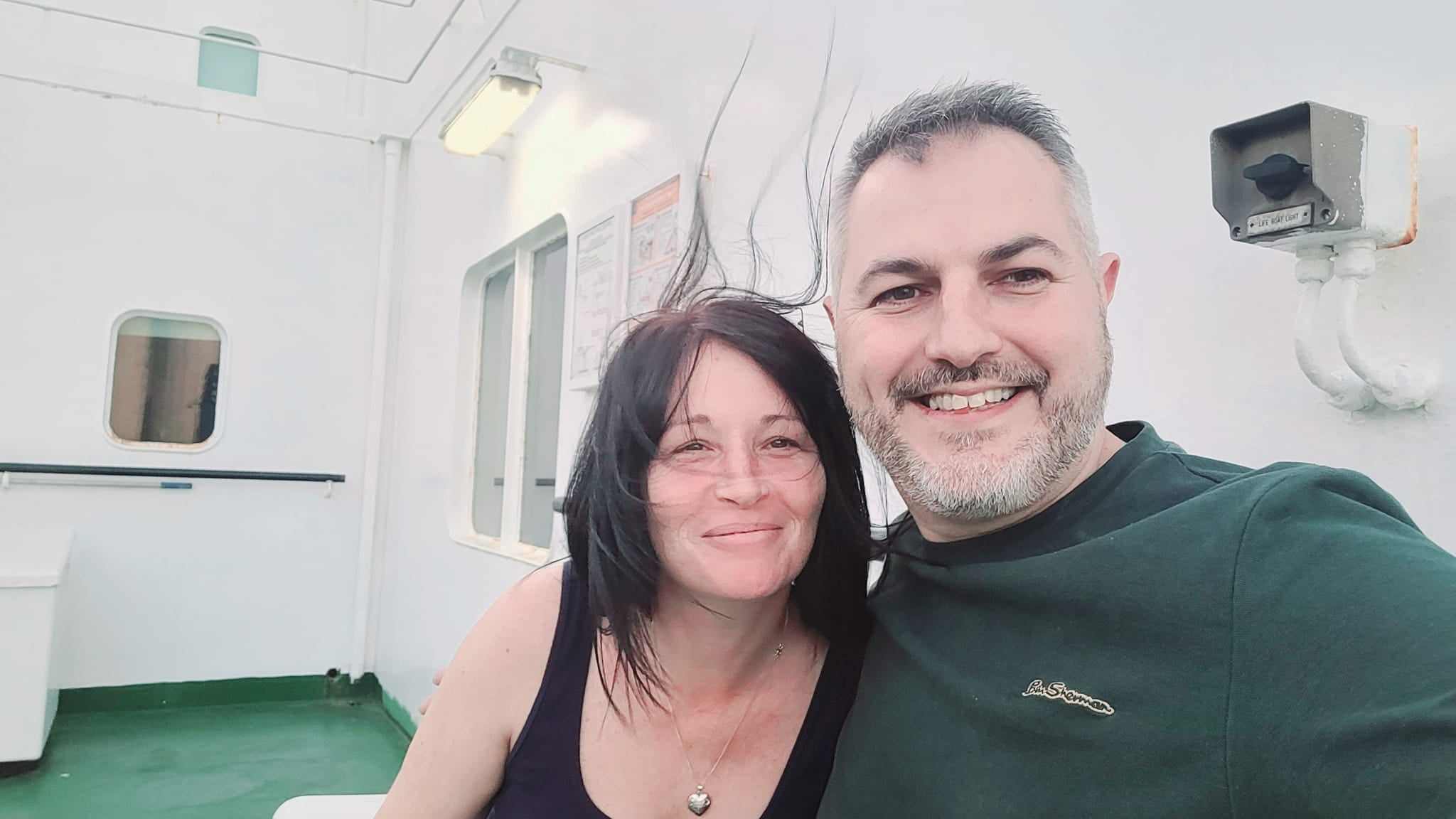 Joe and Michelle on holiday