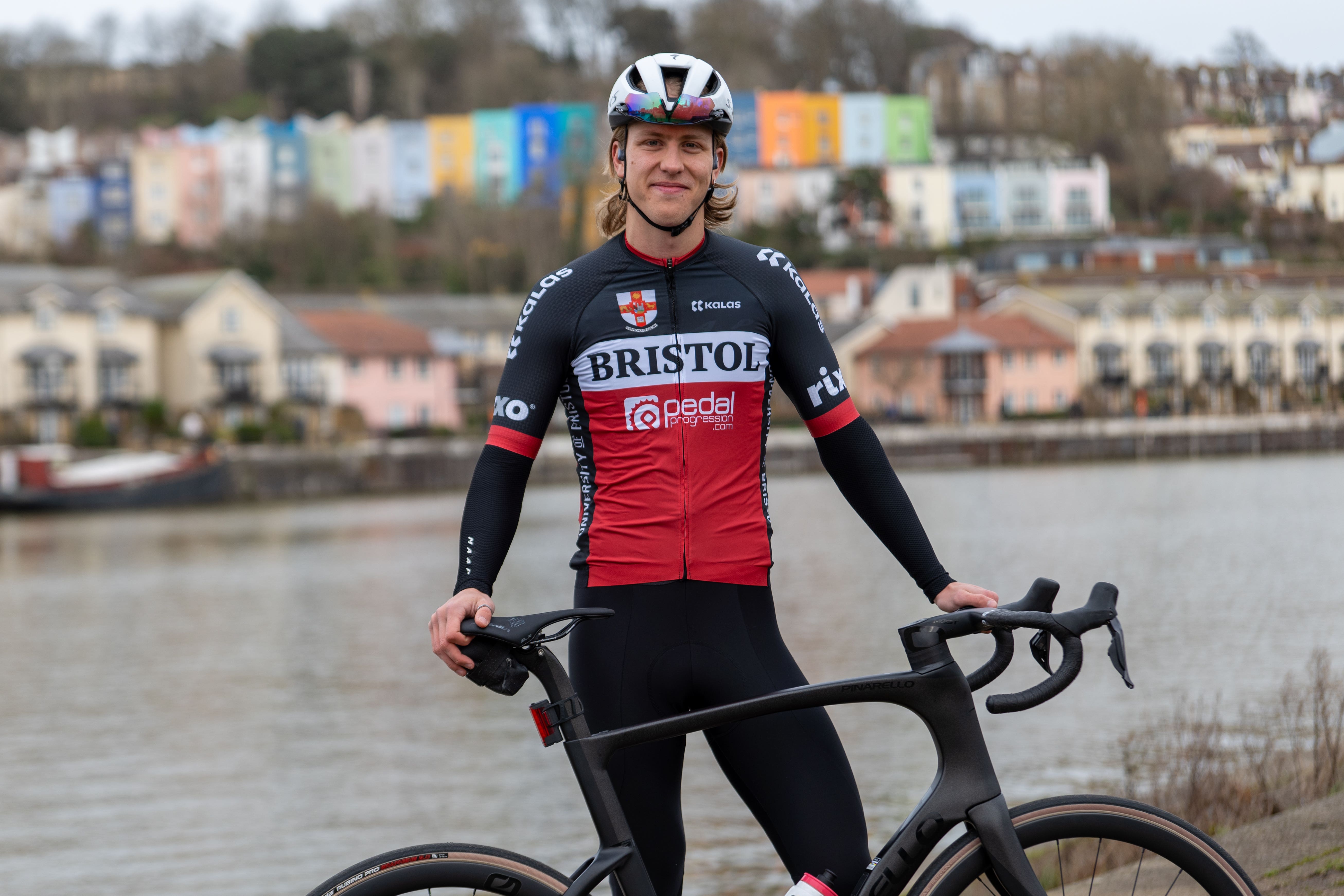 Jesper Hartikainen is planning to cycle from London to Helsinki to raise money for a cancer charity (University of Bristol/PA)