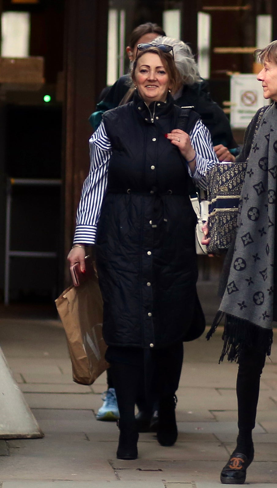 Mariia Romanyshyn outside Central London County Court