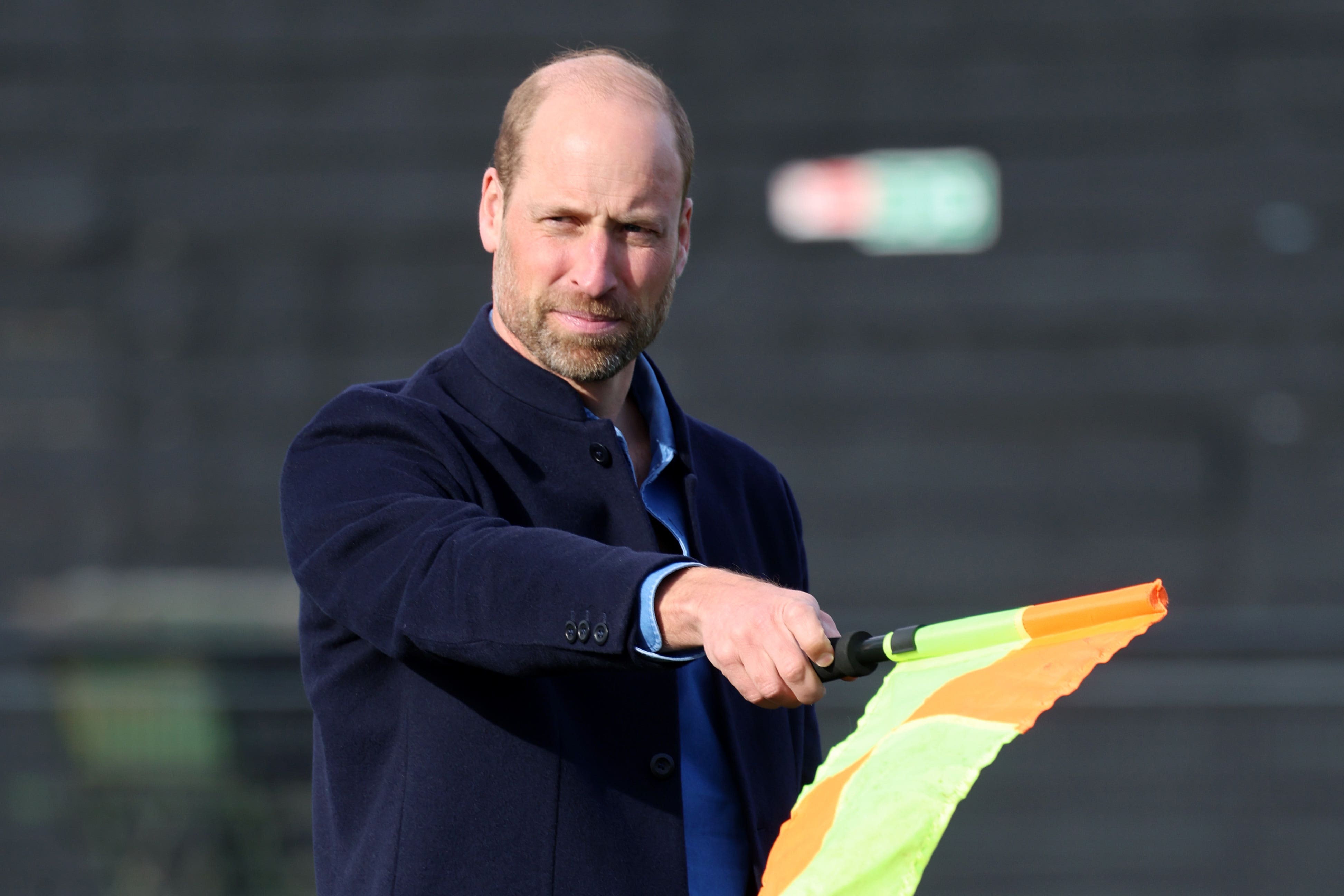 The Prince of Wales during a visit to a referee training course at Sporting Khalsa FC in Willenhall (Chris Jackson/PA)