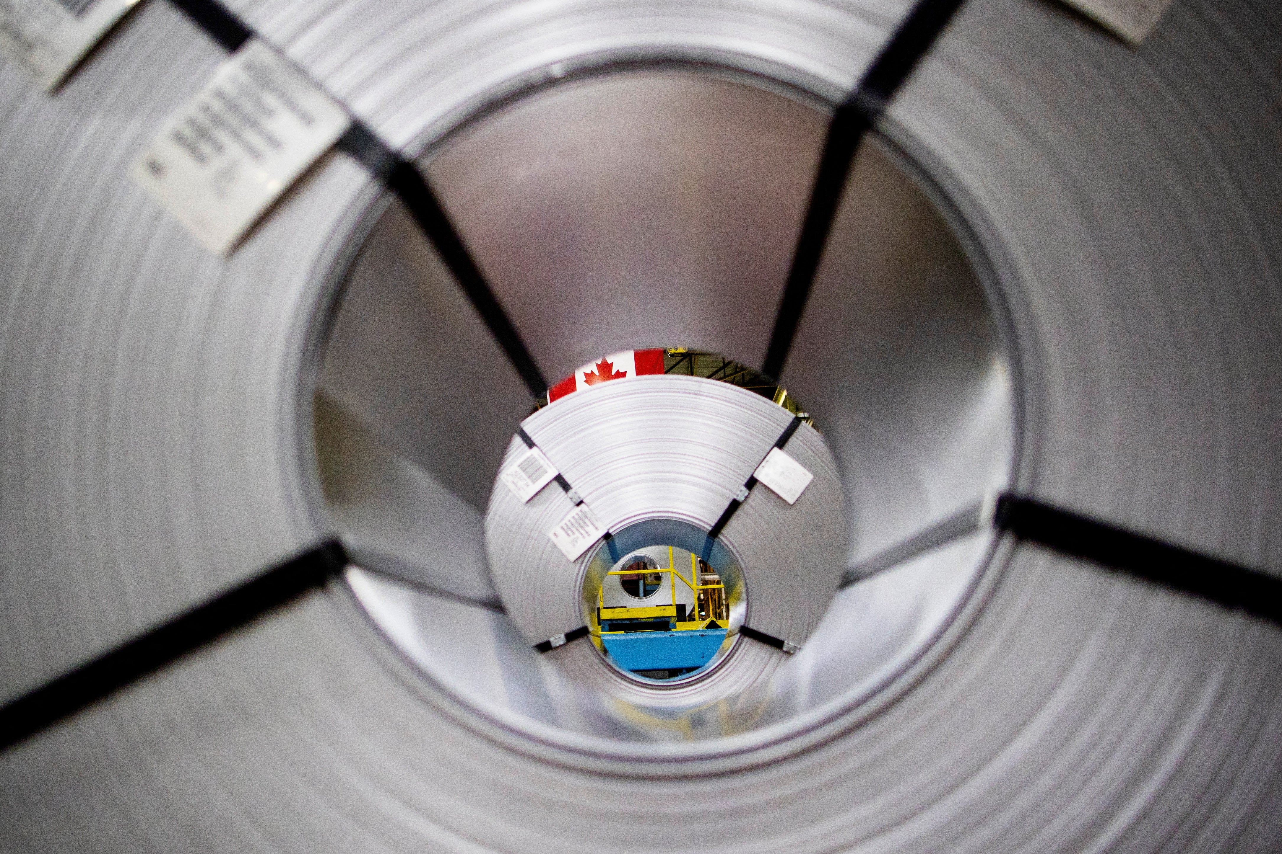 Canadian steel, pictured, is one of the U.S. largest imports. It is used in many products and consumers could now see prices rise