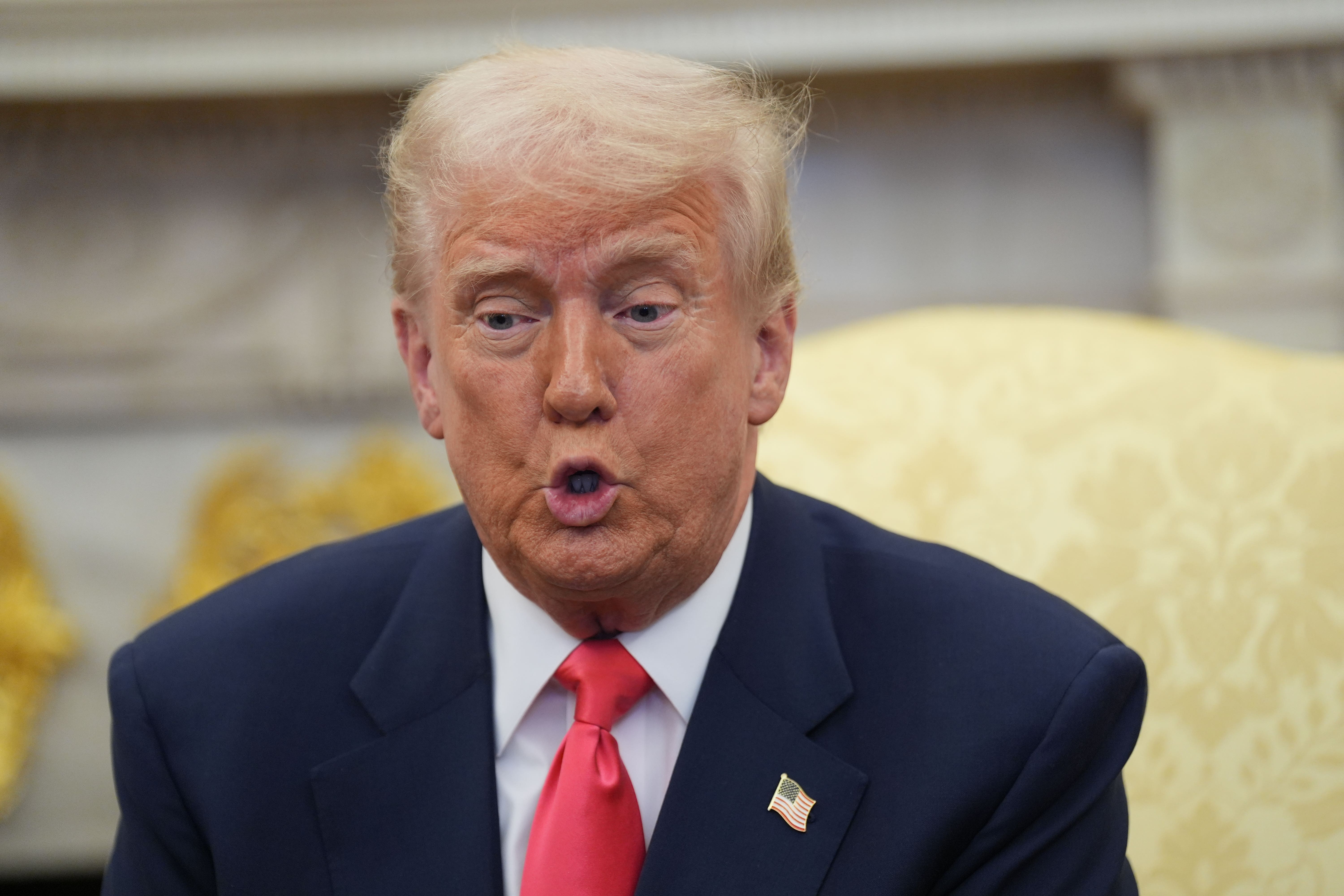 US President Donald Trump (PA)