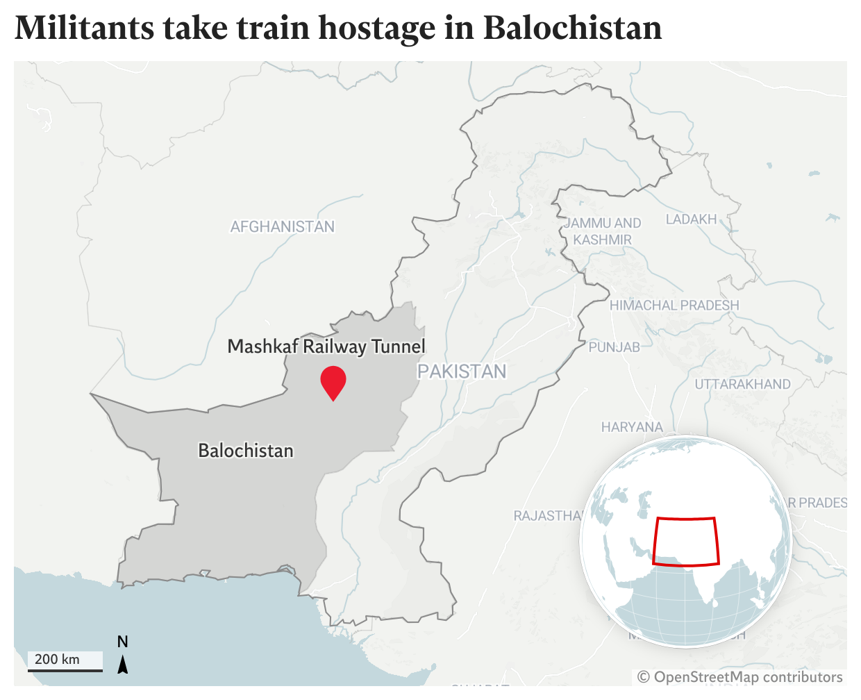 Pakistan train hostage