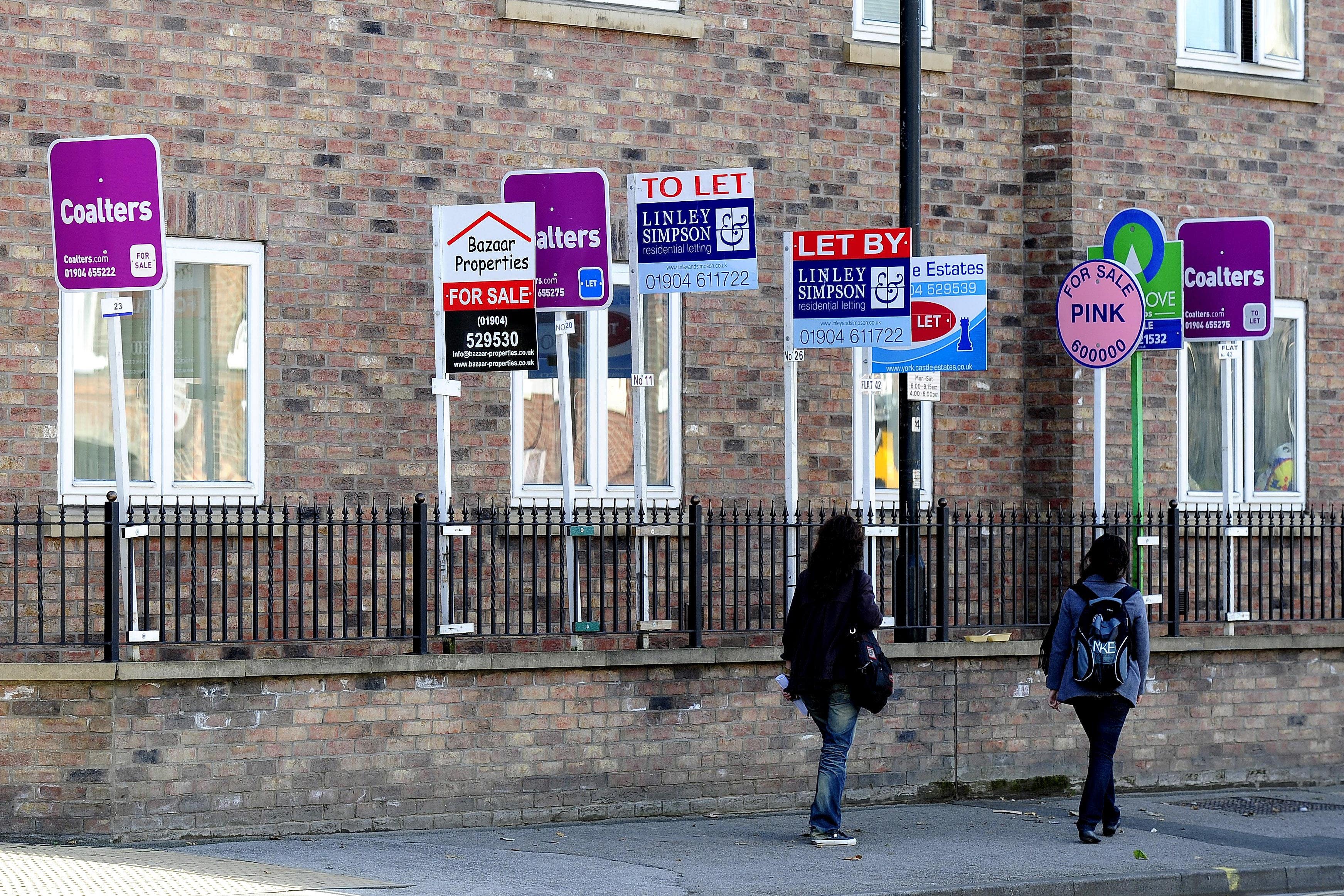Higher stamp duty costs for some home-buyers from April 1 are expected to weaken market activity (John Giles/PA)