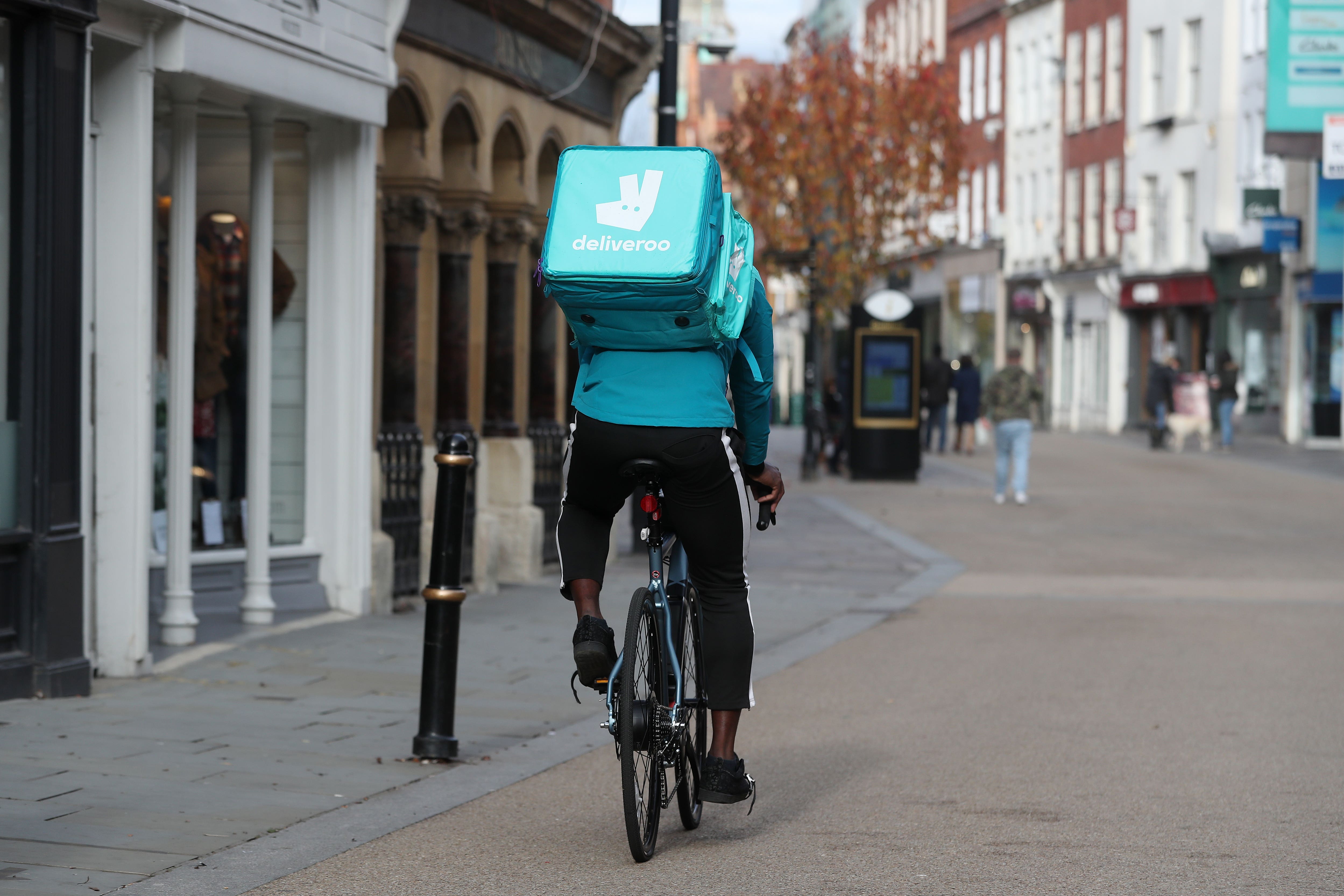 Deliveroo said it had seen an improvement in the frequency of orders and the retention of customers (David Davies/PA)