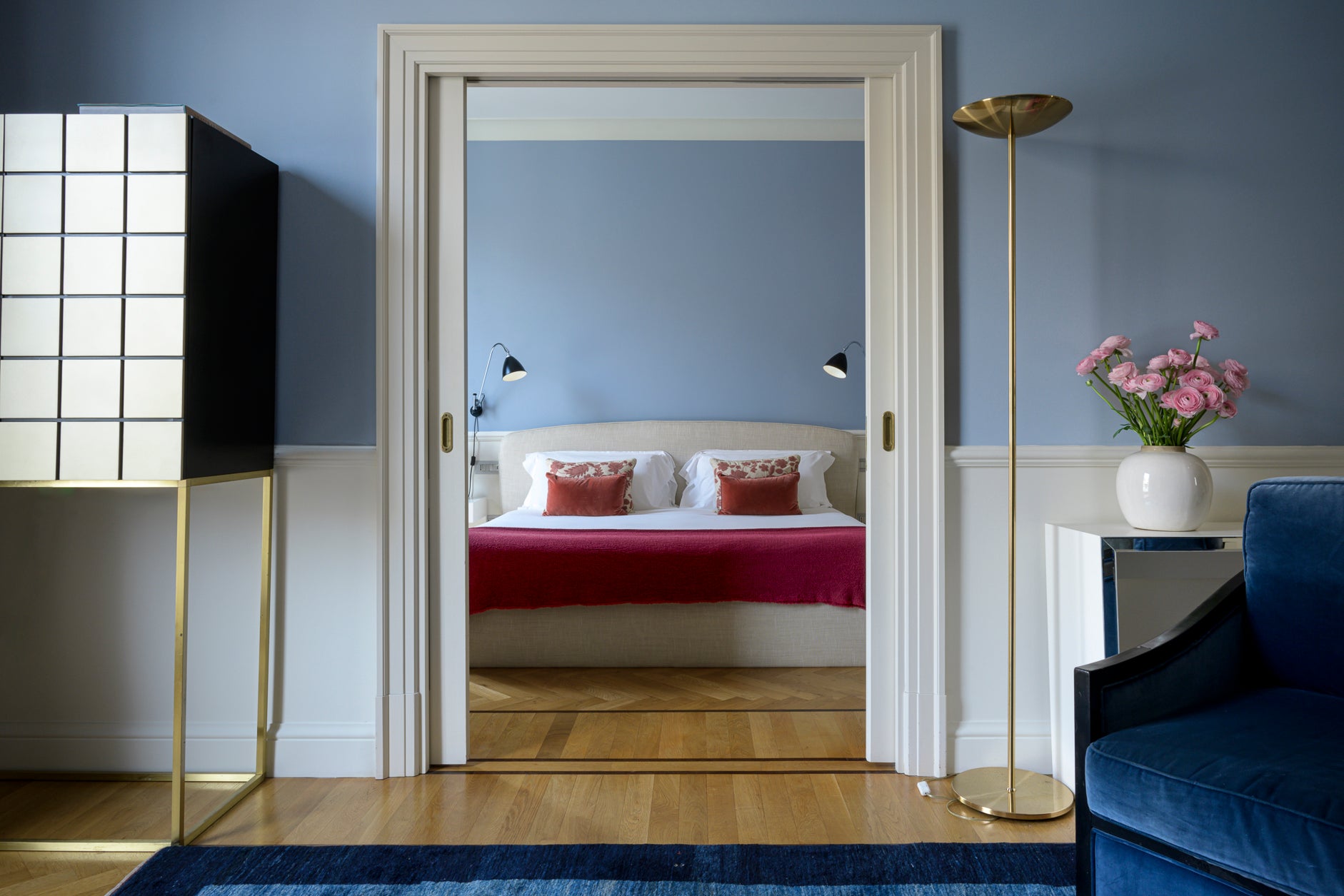 This boutique, five-storey villa has well-lit rooms with individual charm