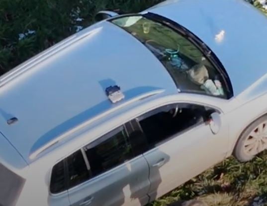The hunt’s remote control on top of members’ car