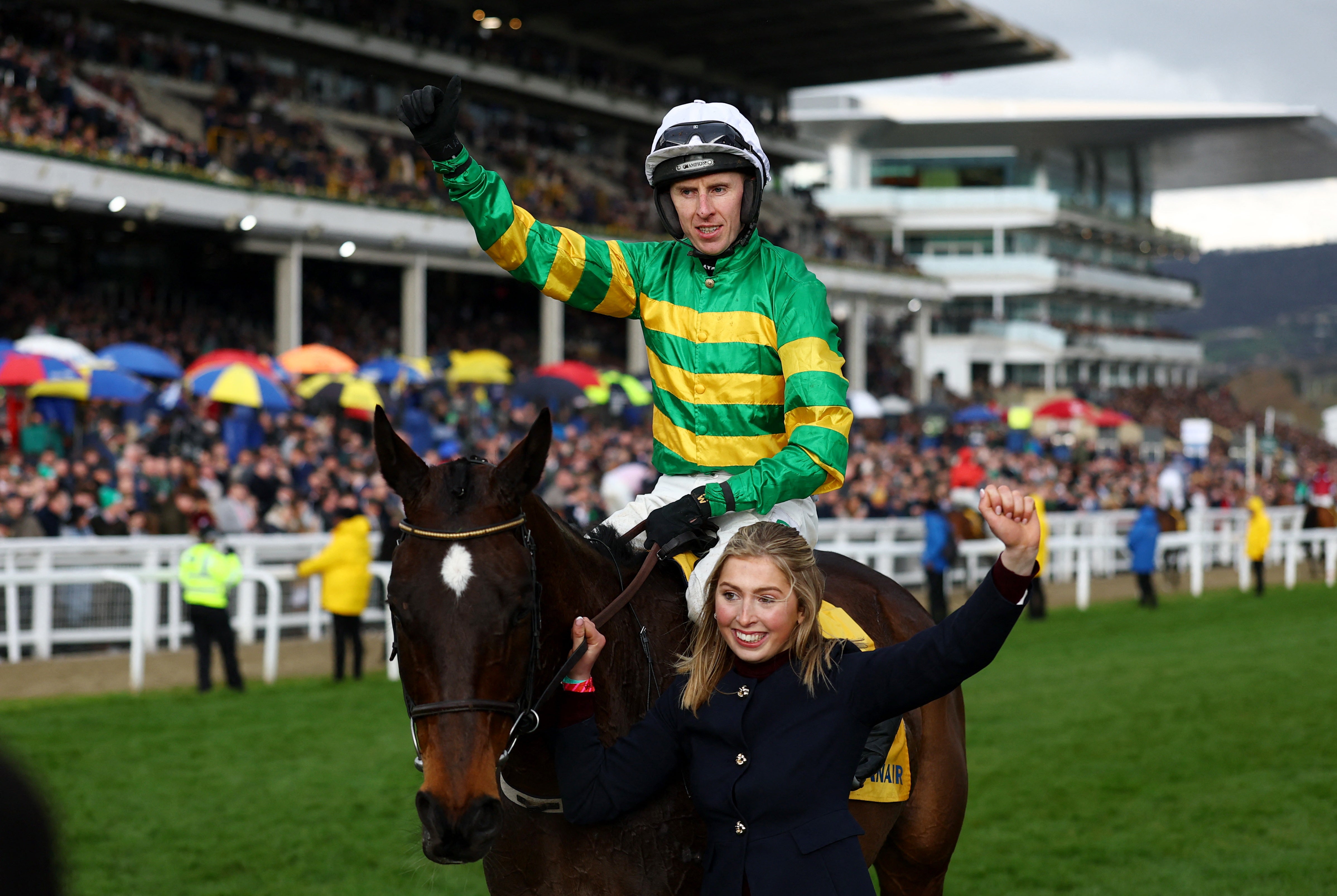 Fact To File cruised to victory in the Ryanair Steeple Chase