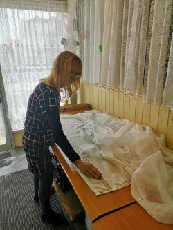 Mrs Brum has been living at the Feltham address for over 30 years