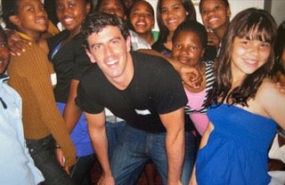 Mason, then aged 25, with KMF Scholars