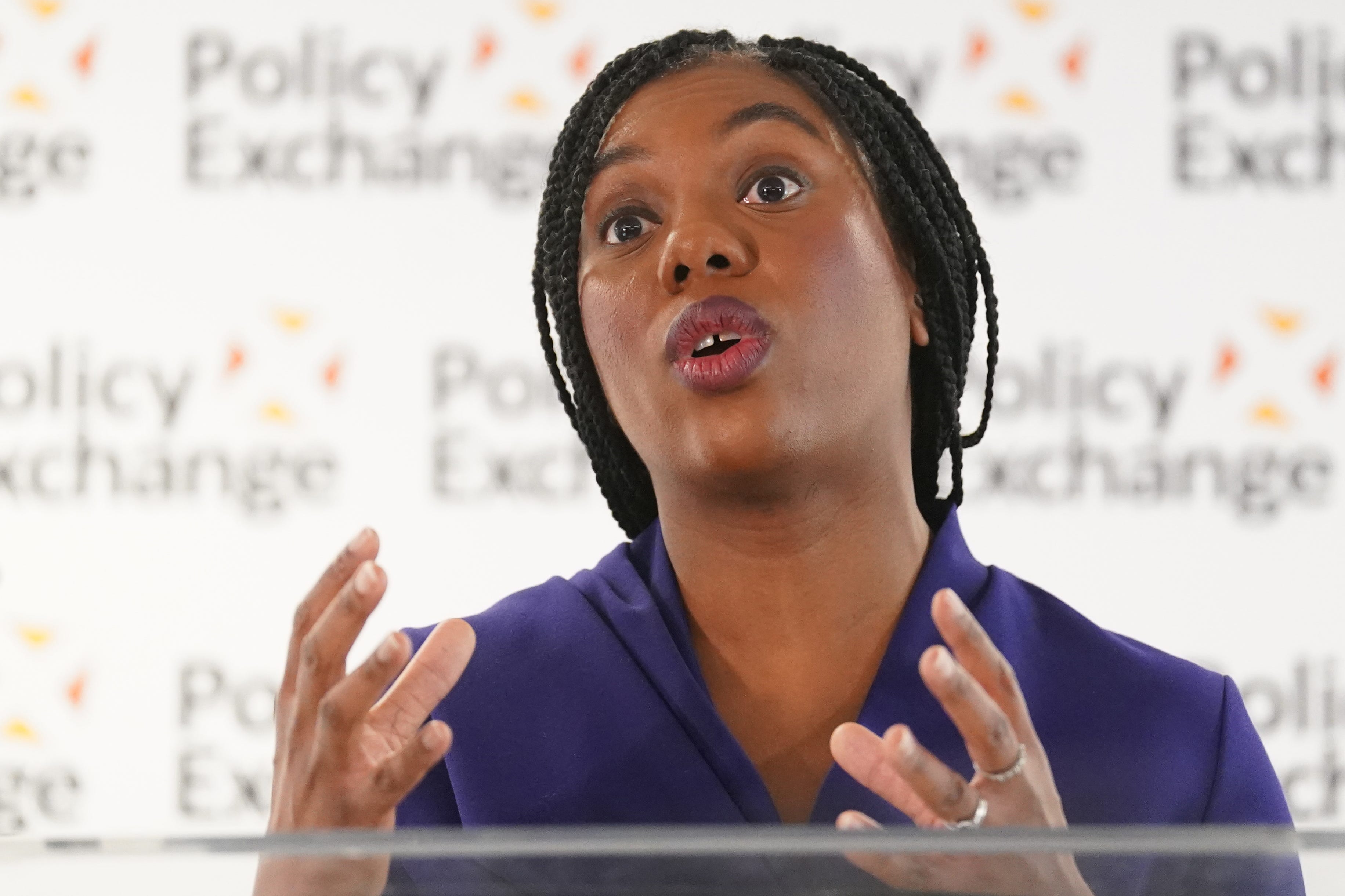 Kemi Badenoch said the debate on single-sex spaces is not toxic (Stefan Rousseau/PA)