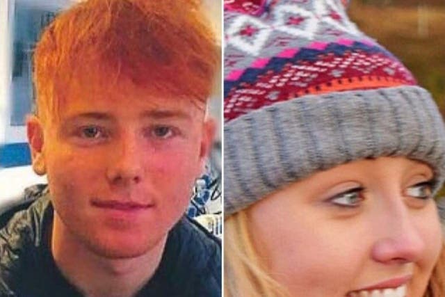 William Brown, 16, also known as William Lindsay, and Katie Allan, 21 (Handout/Aamer Anwar & Co/PA)