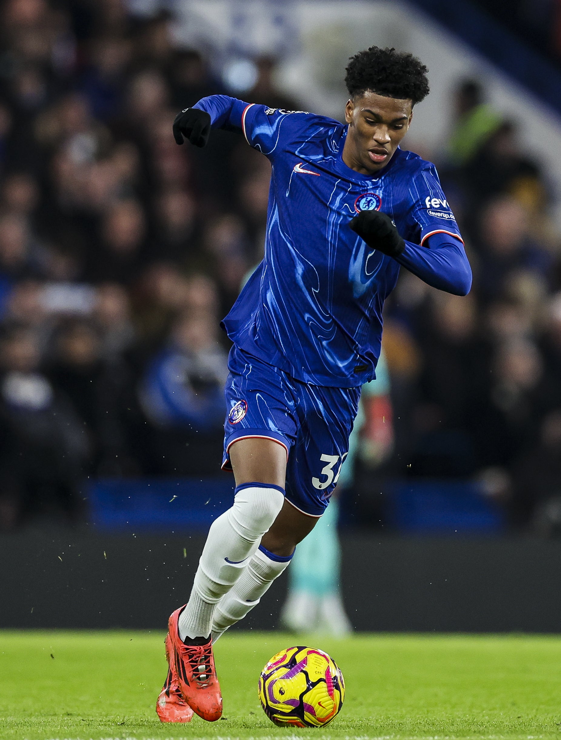 Josh Acheampong was the Chelsea standout (Steven Paston/PA)