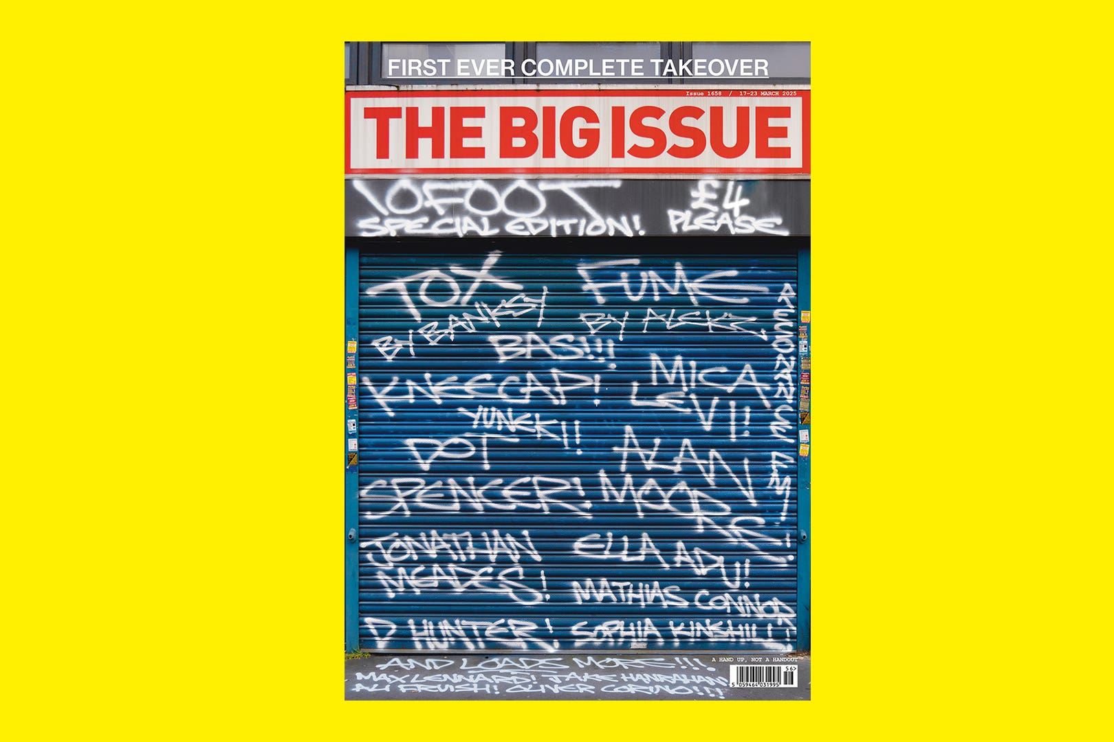 The cover of the special edition of Big Issue (Big Issue/10Foot/PA)