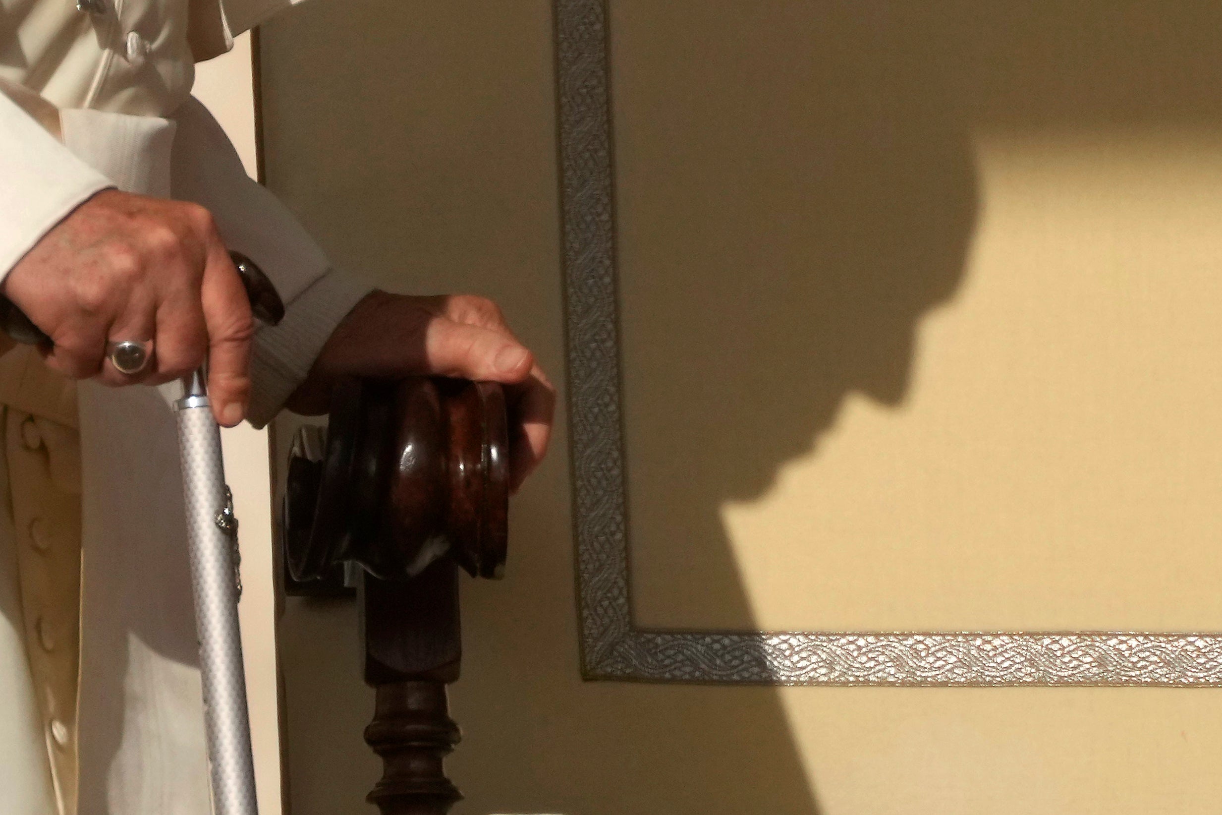 Pope Francis is showing gradual recovery after a month in hospital