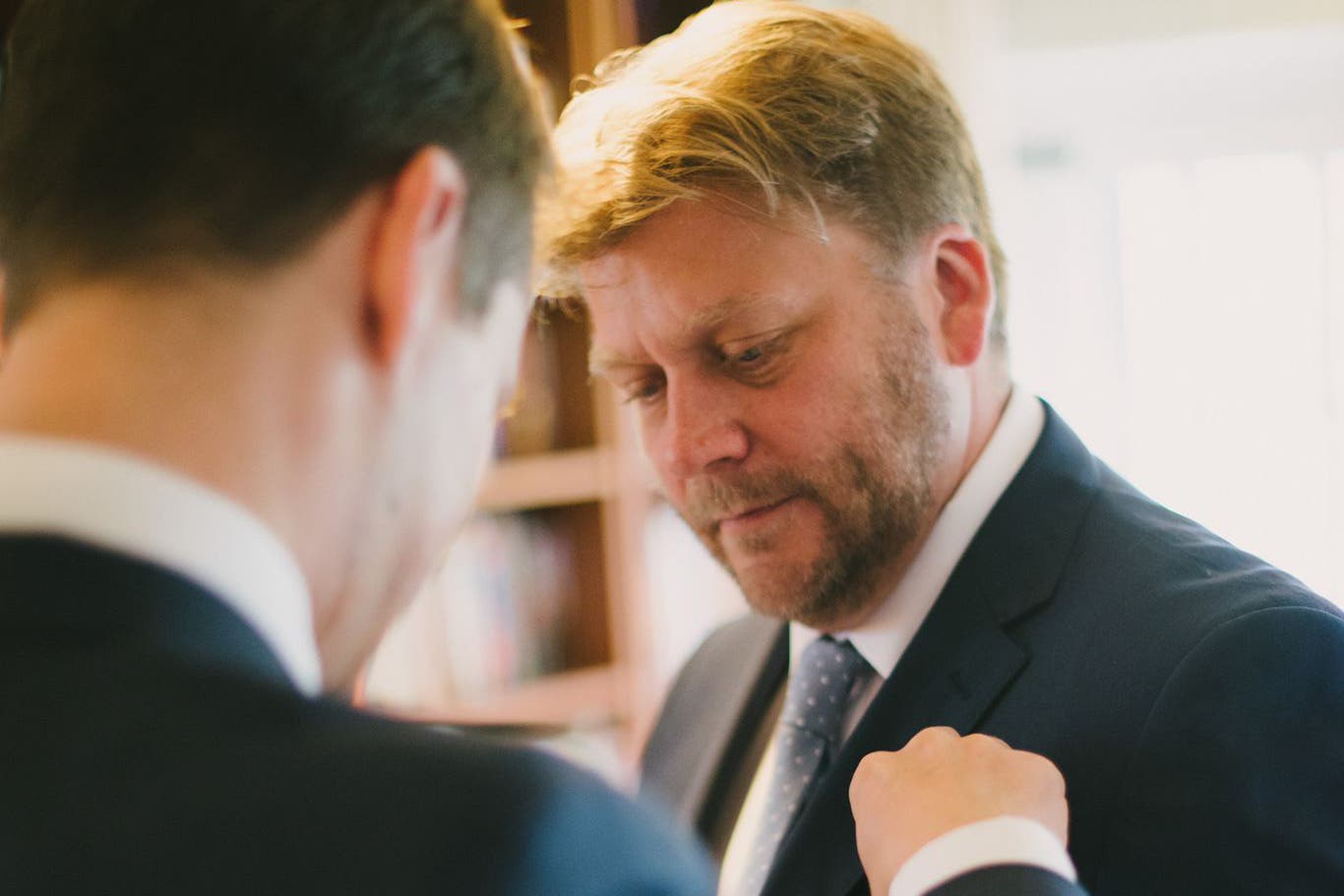 Alex English on his brother Josh Fenton-Glynn’s wedding day (Sarah Mason Photography & Films/PA)