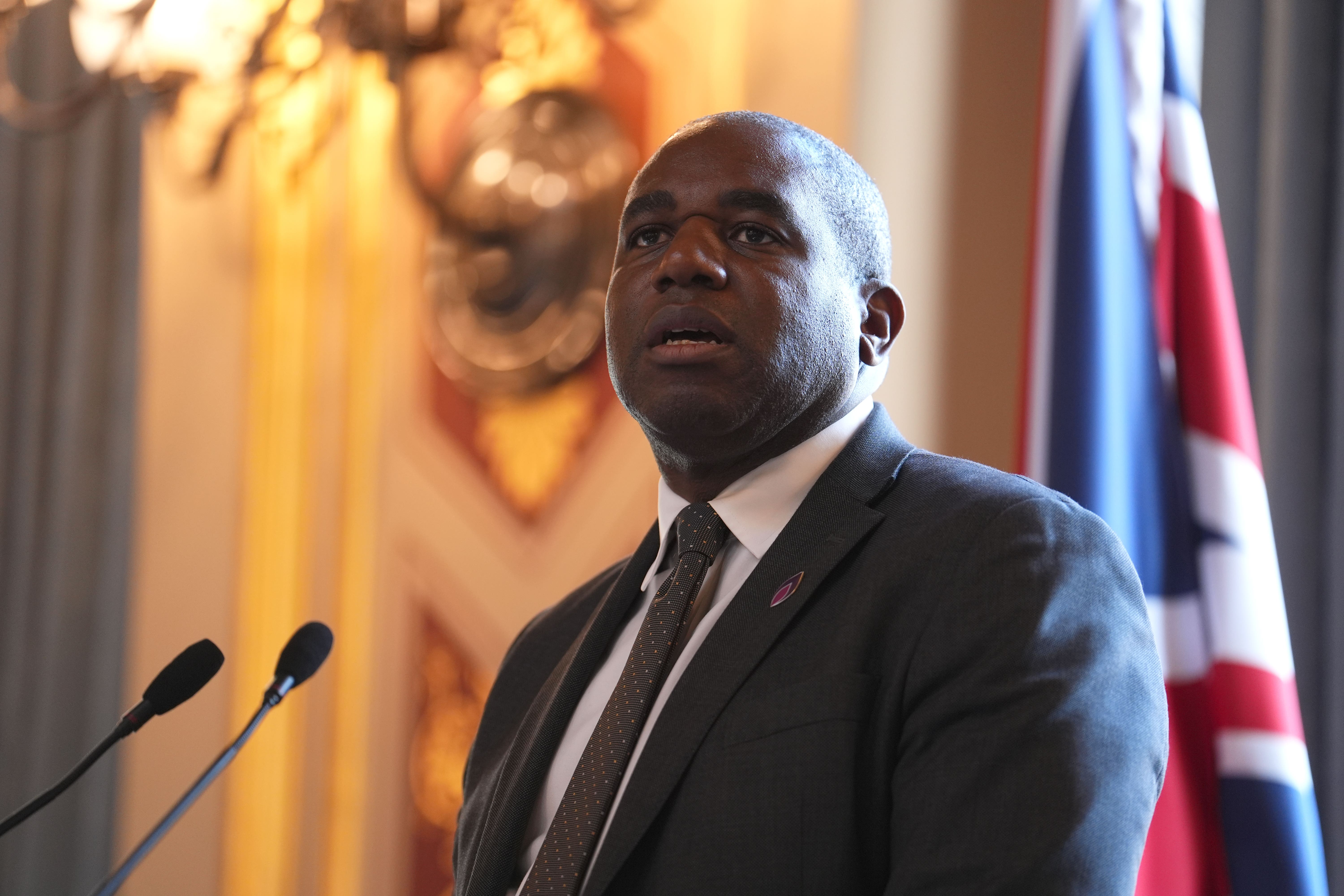 Foreign Secretary David Lammy (PA)