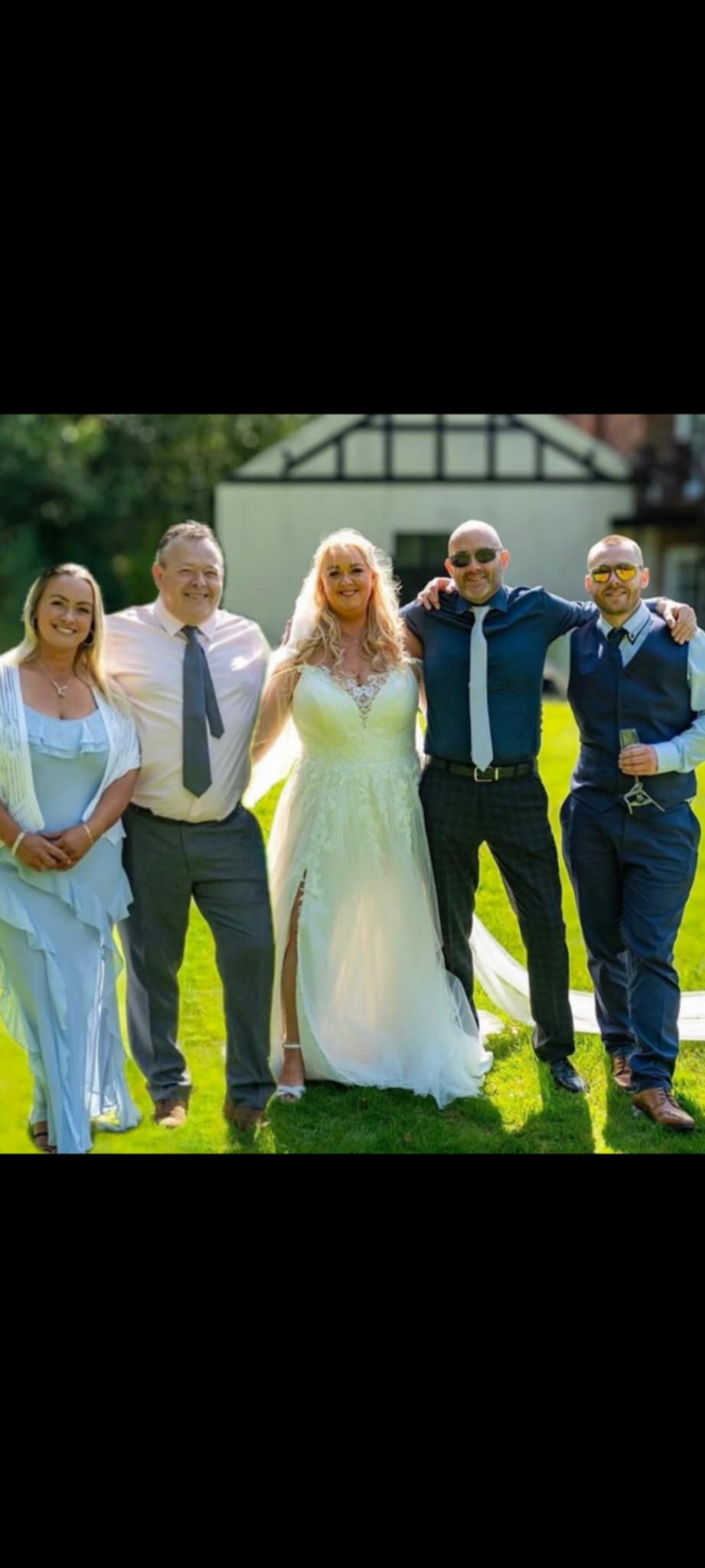 Tim Burgess with his siblings