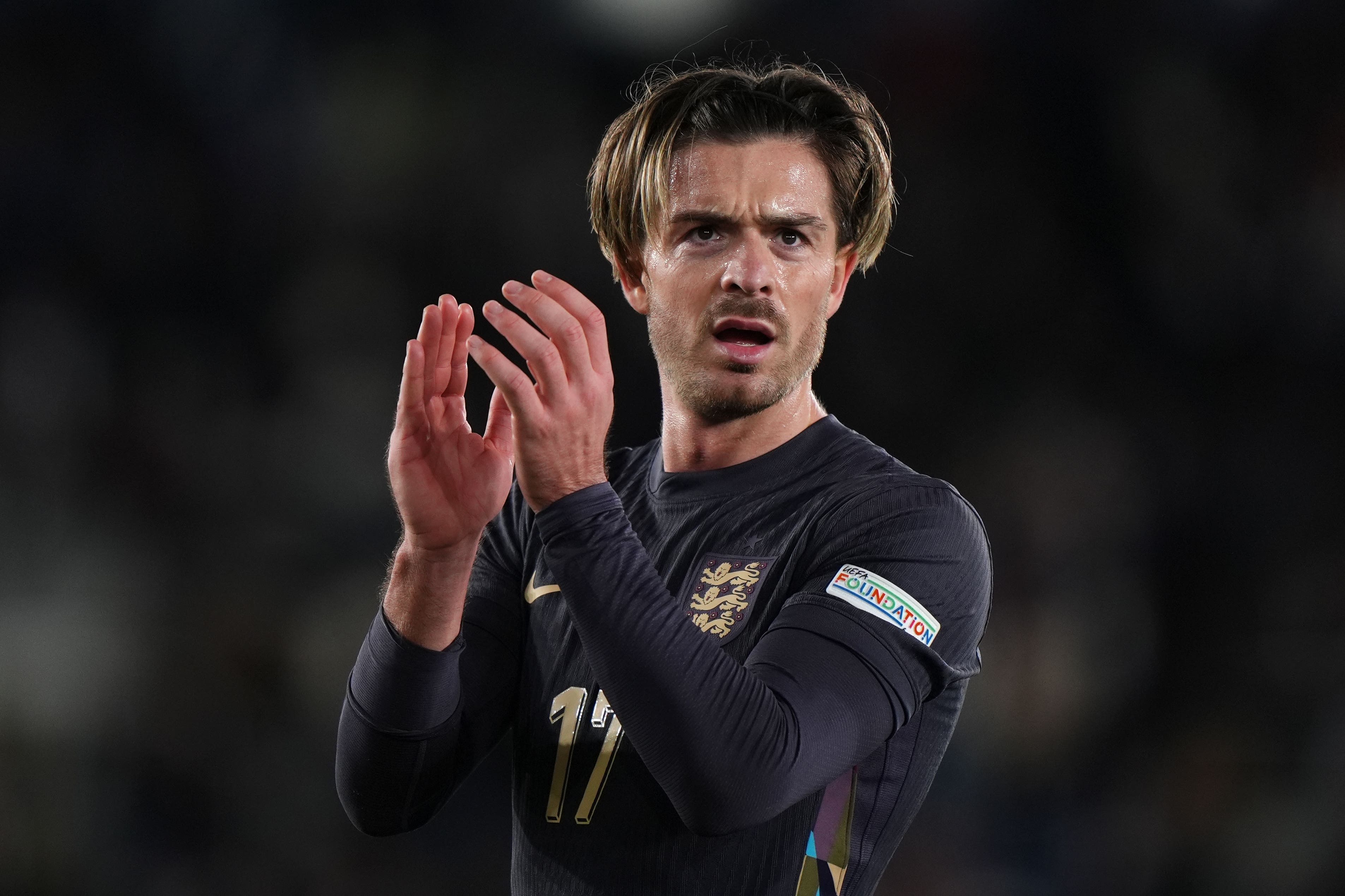 England boss Thomas Tuchel says he loves Jack Grealish’s character and quality but is not in the squad due to lack of rhythm (Bradley Collyer/PA)