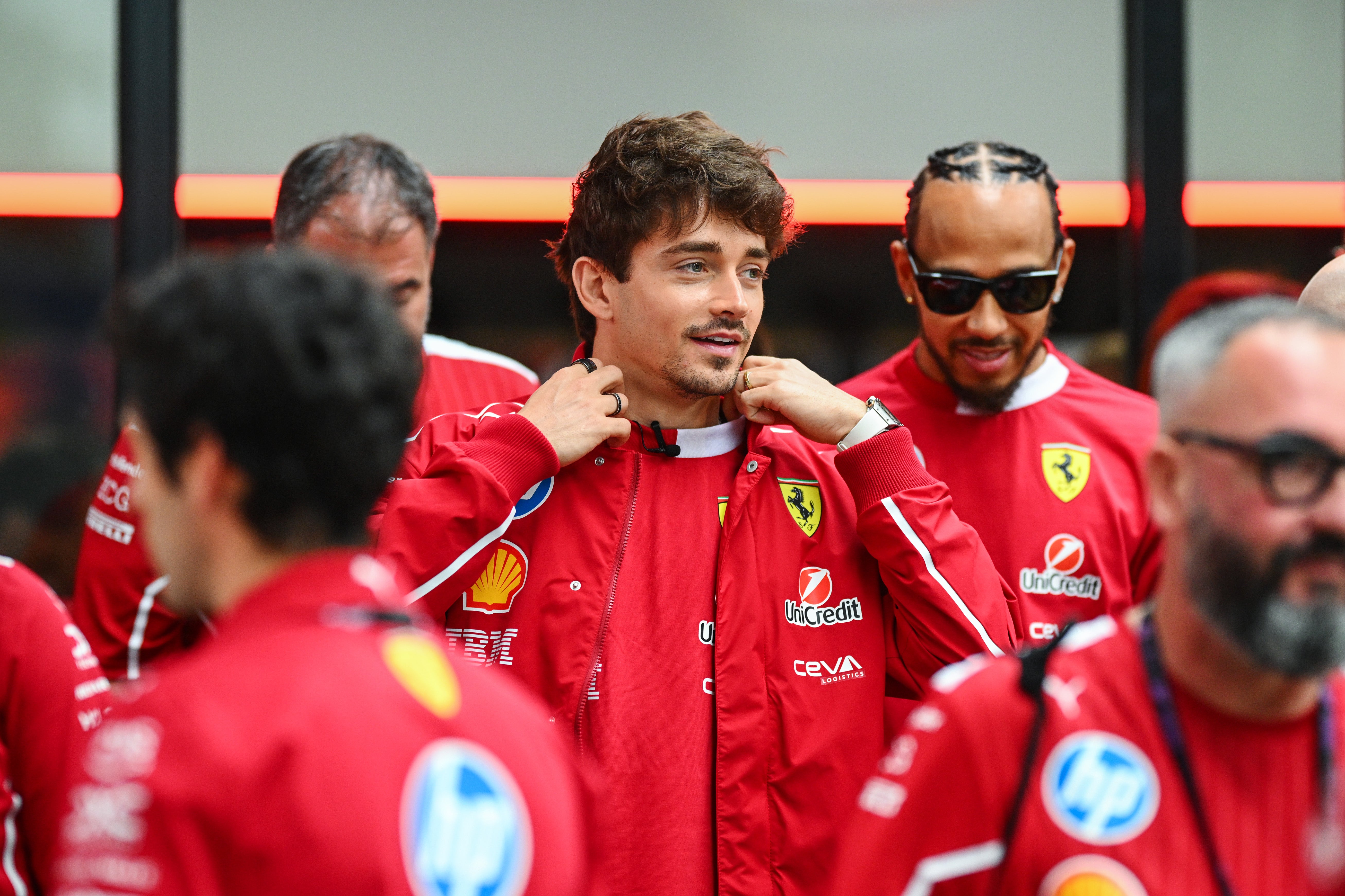 Charles Leclerc led the way in second practice