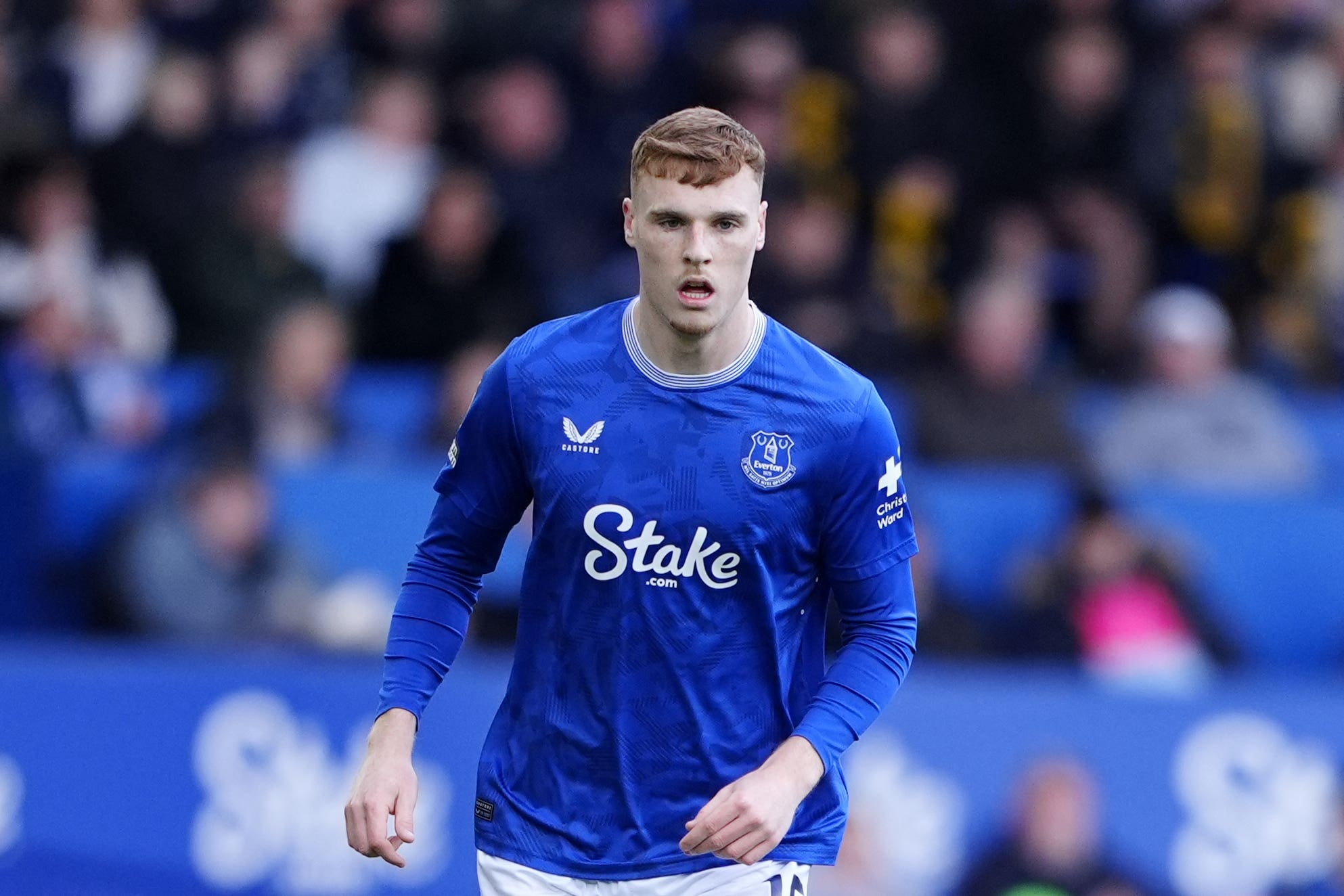 Everton’s Jake O’Brien scored late in the game