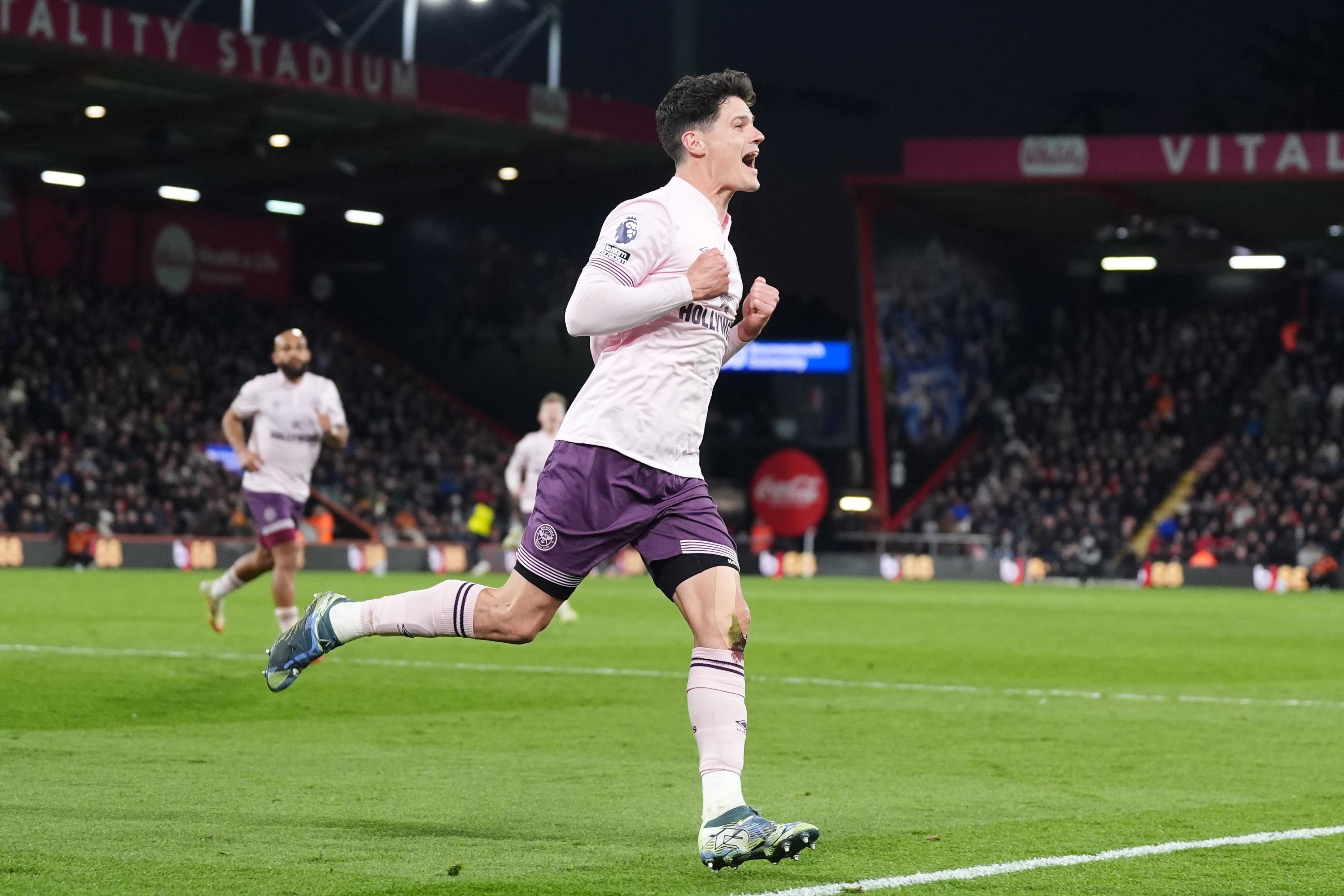 Christian Norgaard scored Brentford’s winner (Zac Goodwin/PA)