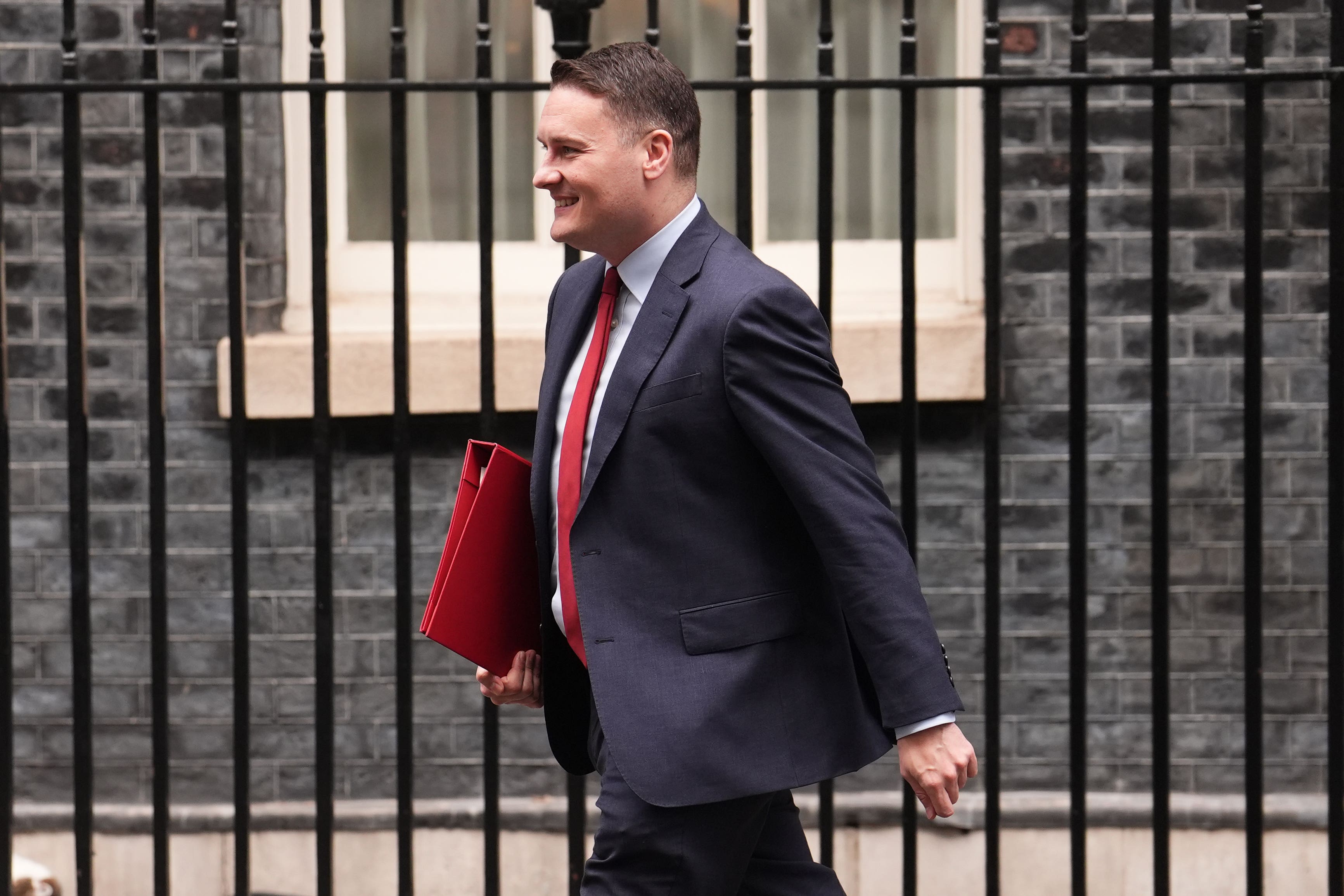 Wes Streeting suggested more health quangos could be in his sights after the abolition of NHS England, despite previously saying he would not reorganise the health service (Jordan Pettitt/PA)