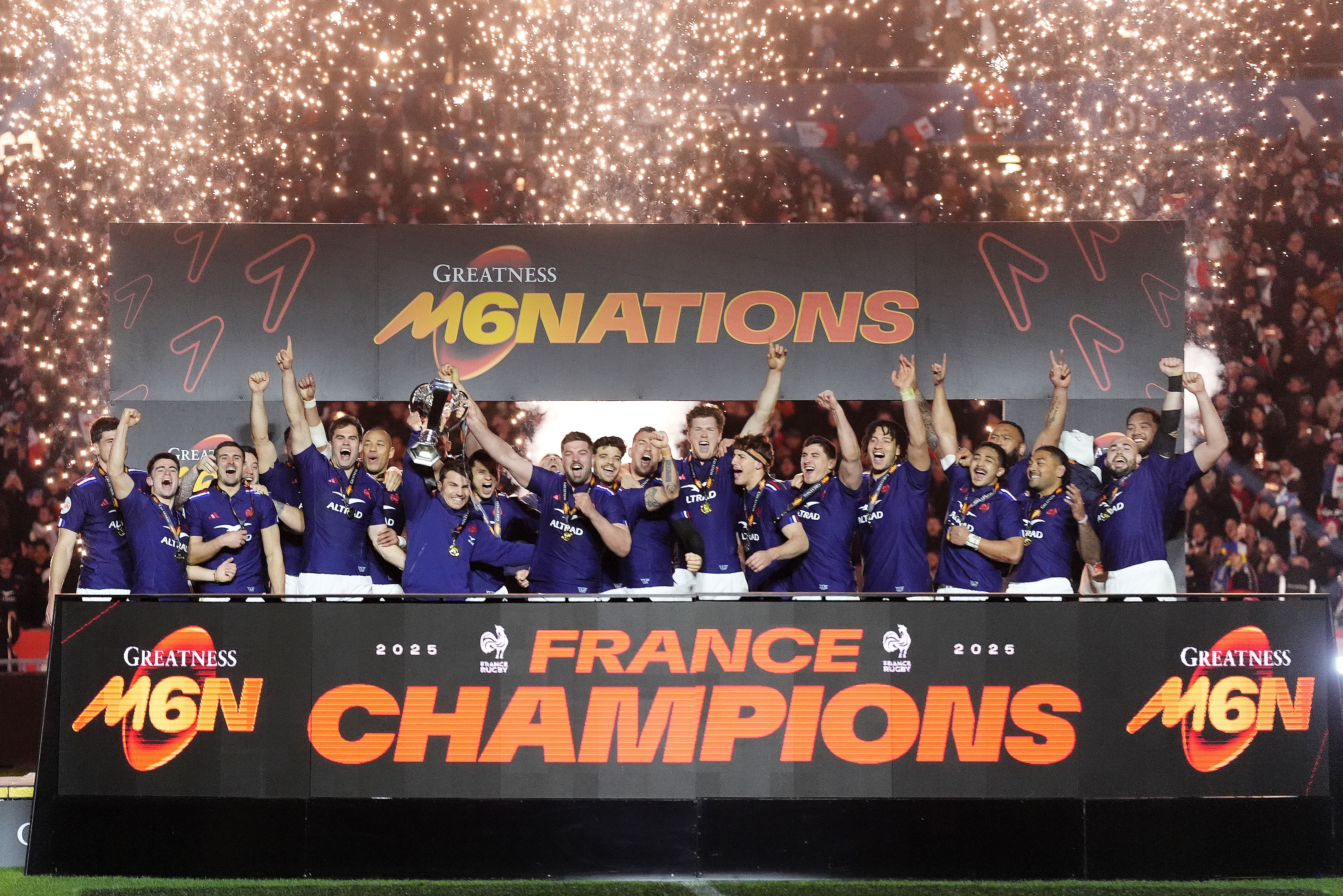 <p>France won the Six Nations Championship with victory against Scotland</p>