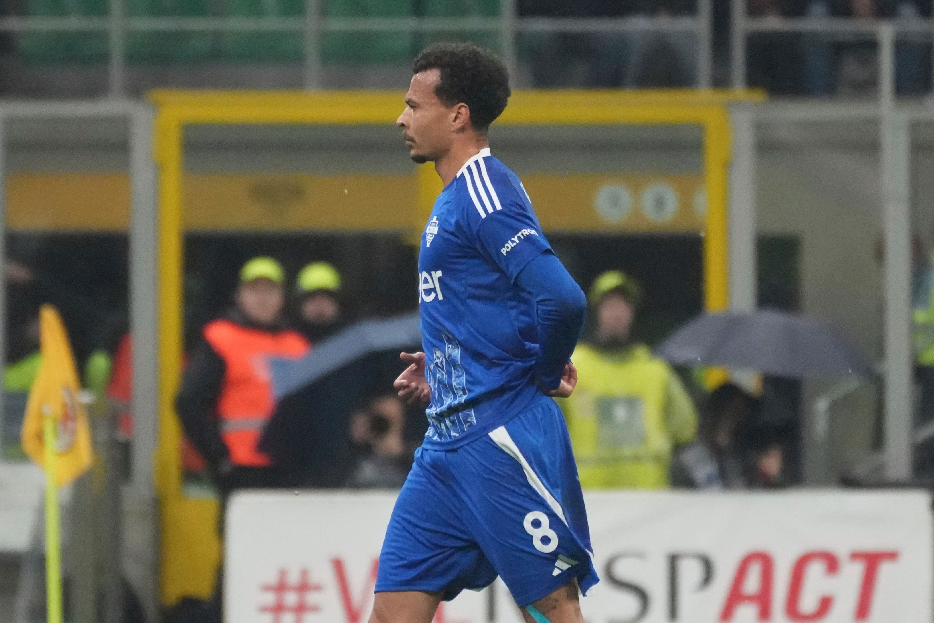 Dele Alli was sent off (Antonio Calanni/AP)