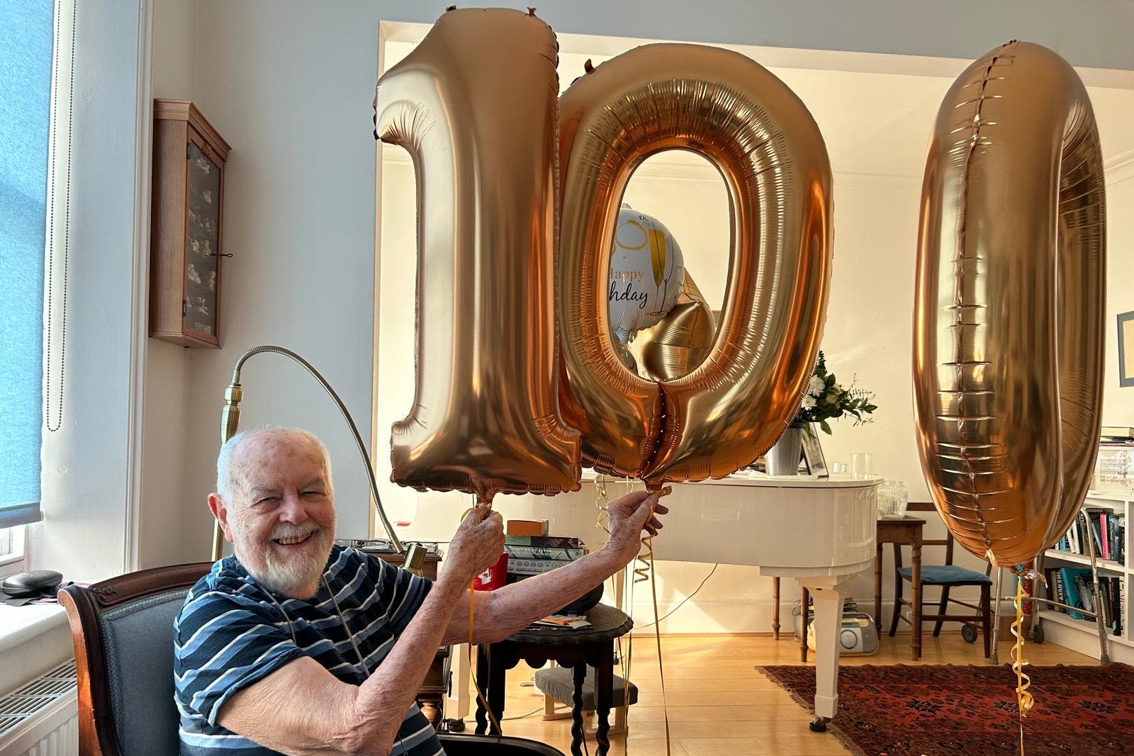 George Hall recently turned 100 (Matt Ryan)