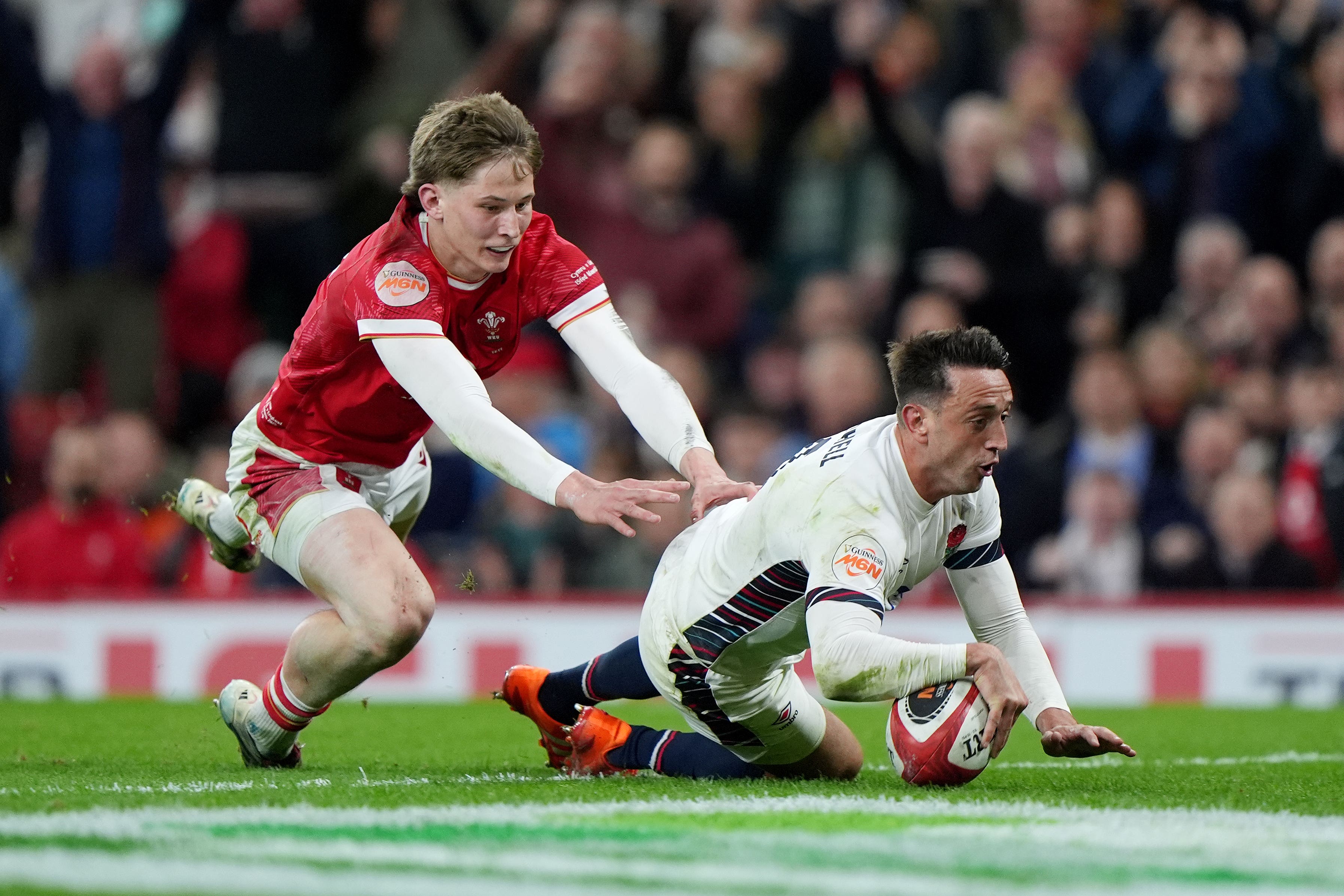 Alex Mitchell helped England beat Wales (Joe Giddens/PA)