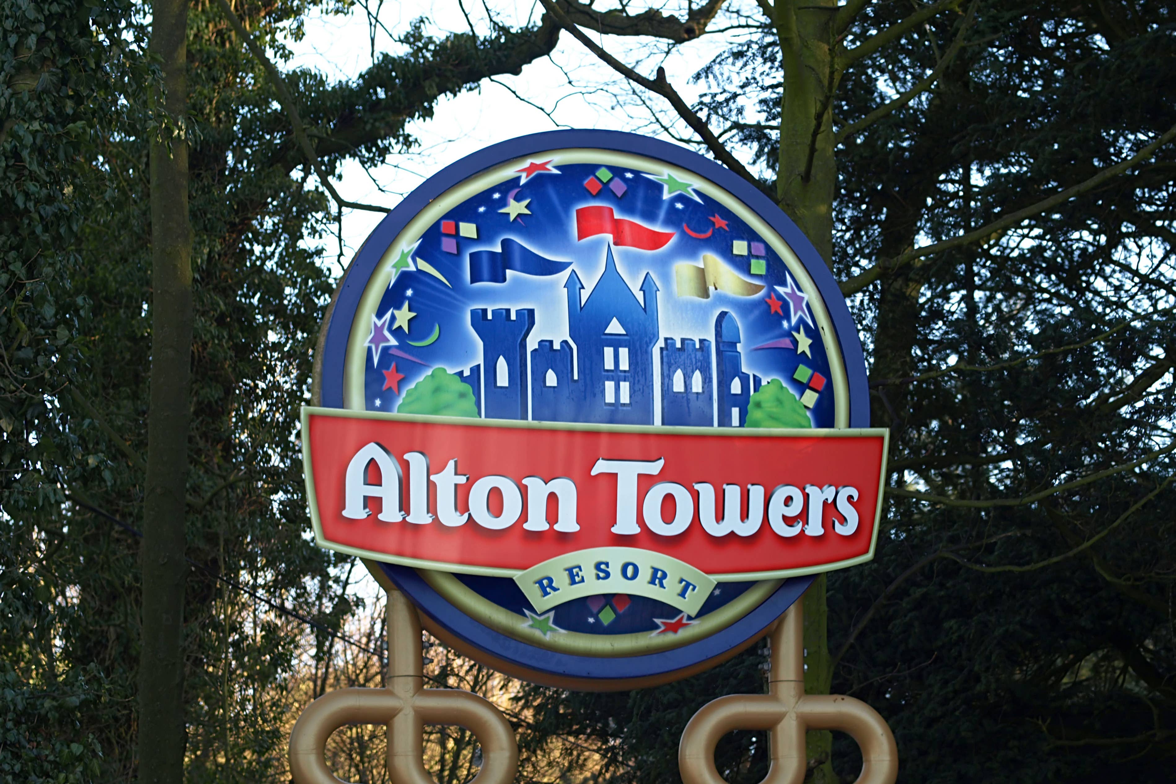 A fire at Alton Towers has caused customers to be evacuated