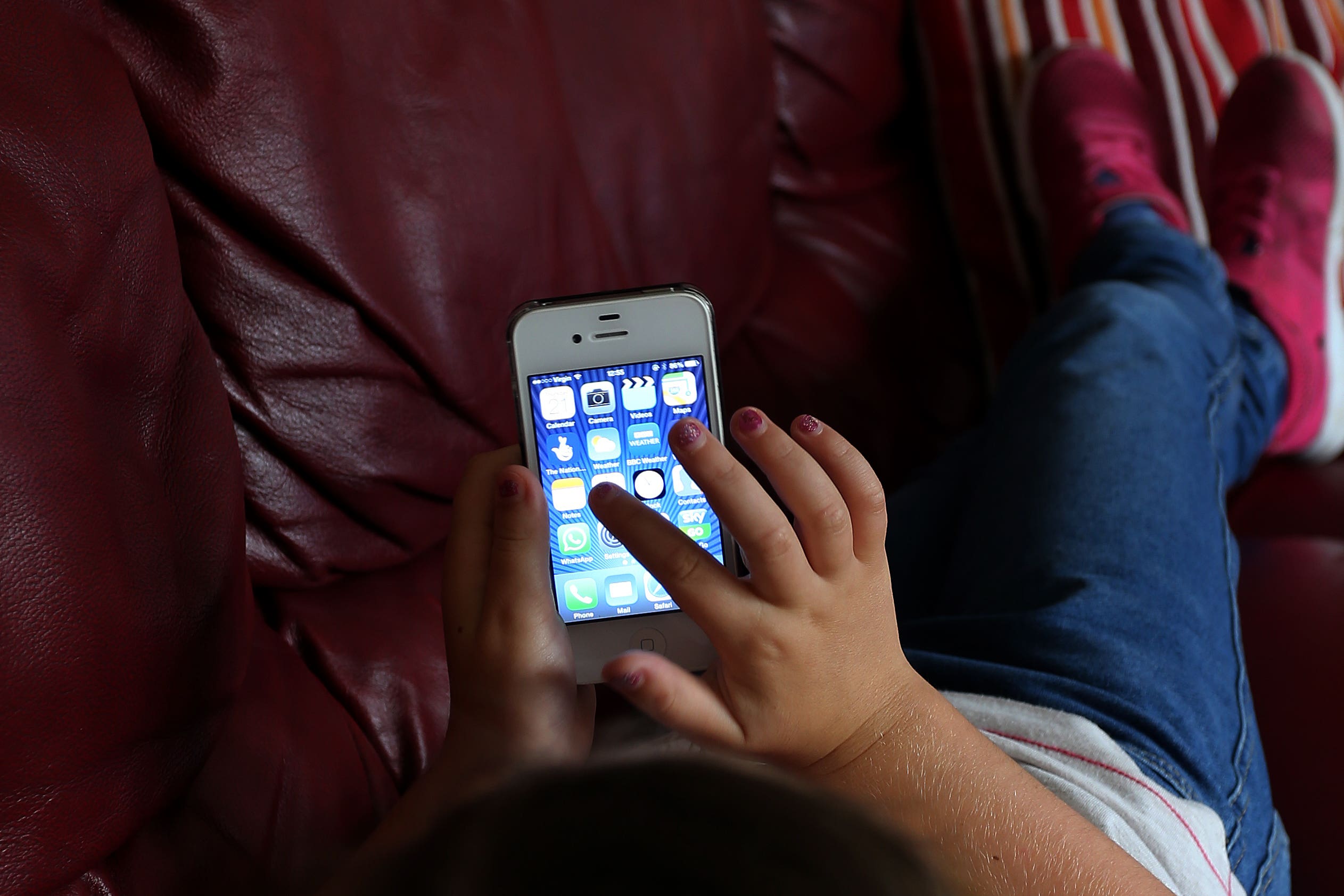 The Conservatives are set to push an amendment to Labour’s Children’s Wellbeing and Schools Bill that would require schools to ban mobile phones (Peter Byrne/PA)