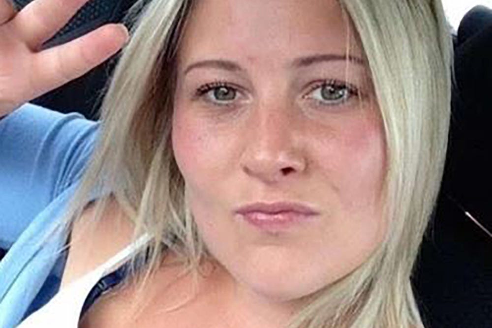 Joanne Penney died after being sot in the chest (Handout/South Wales Police/PA)