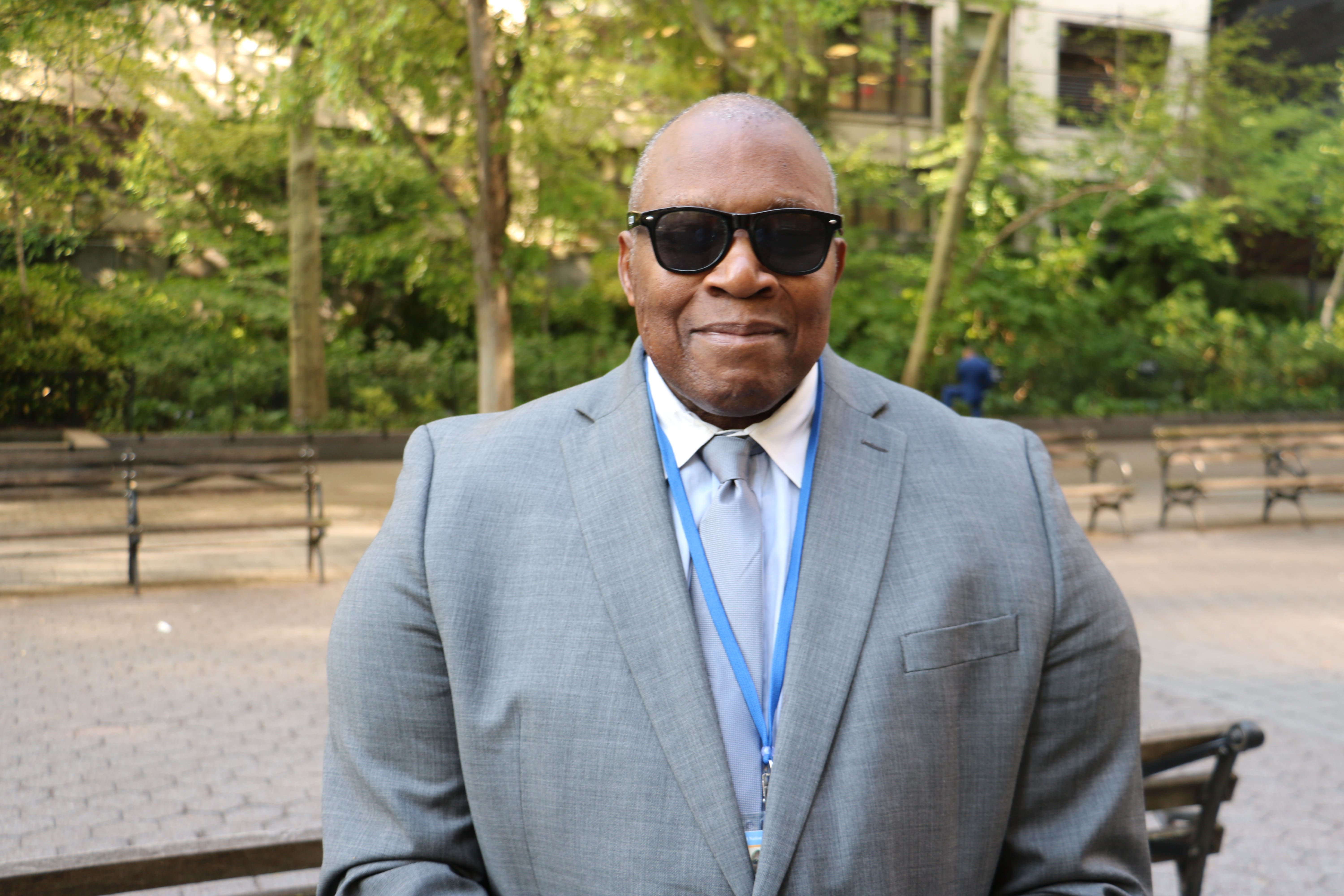 Walton Aubrey Webson will address the conference in Glasgow (RNIB Scotland/PA)