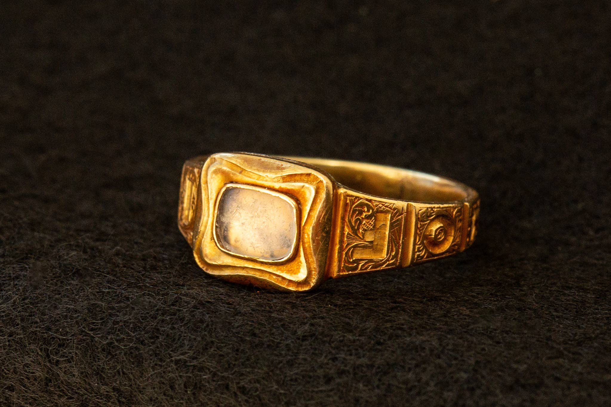 The ring was found on a beach in South Africa (Alison White Photography/NTS/PA)